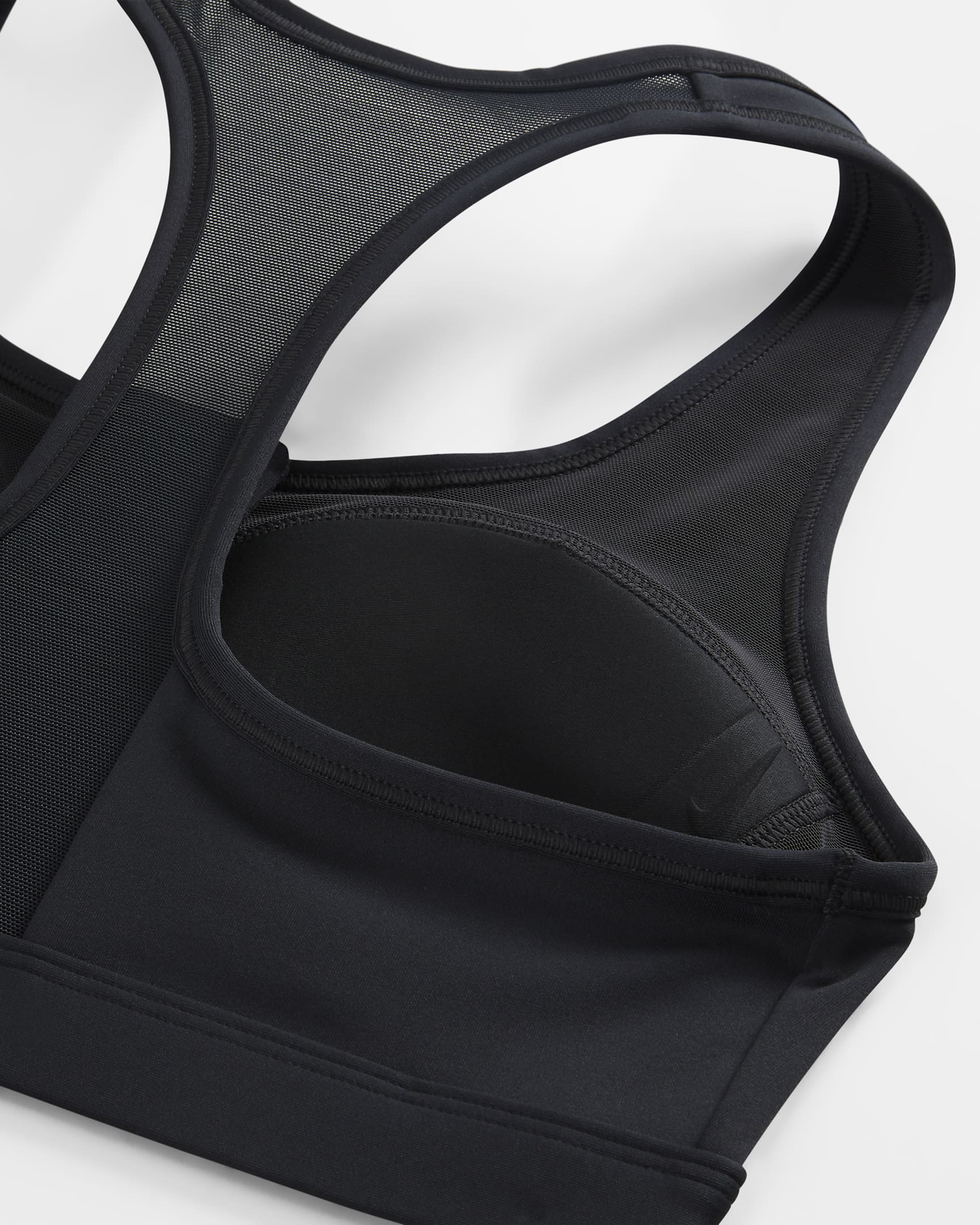 WOMEN'S SPORTS TOP NIKE DF SWOOSH PDED FZ BRA (FN2731-010)