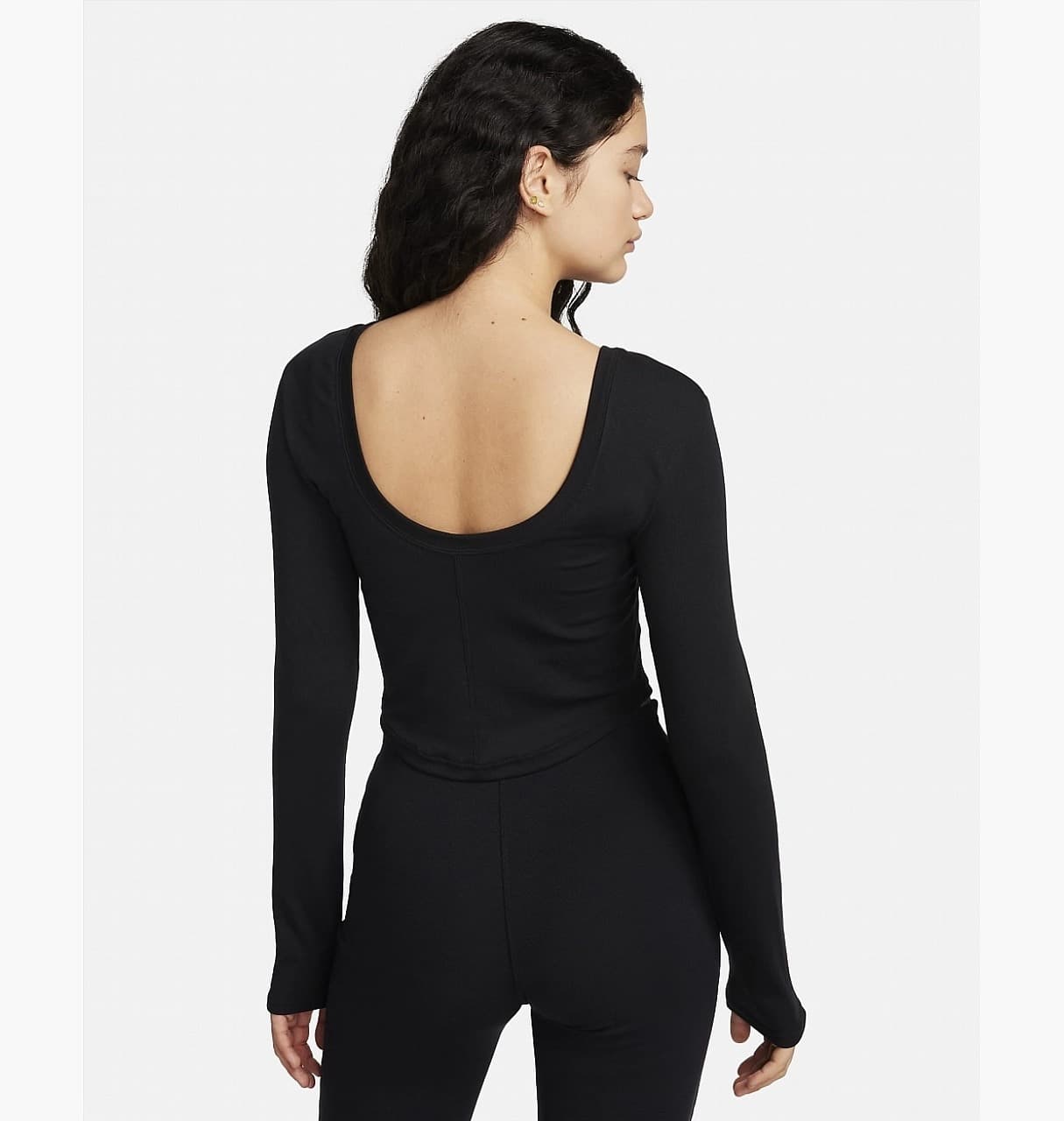 ЖІНОЧИЙ ЛОНГСЛІВ NIKE NSW CHLLKNT MRIB LS TOP (FN3661-010)