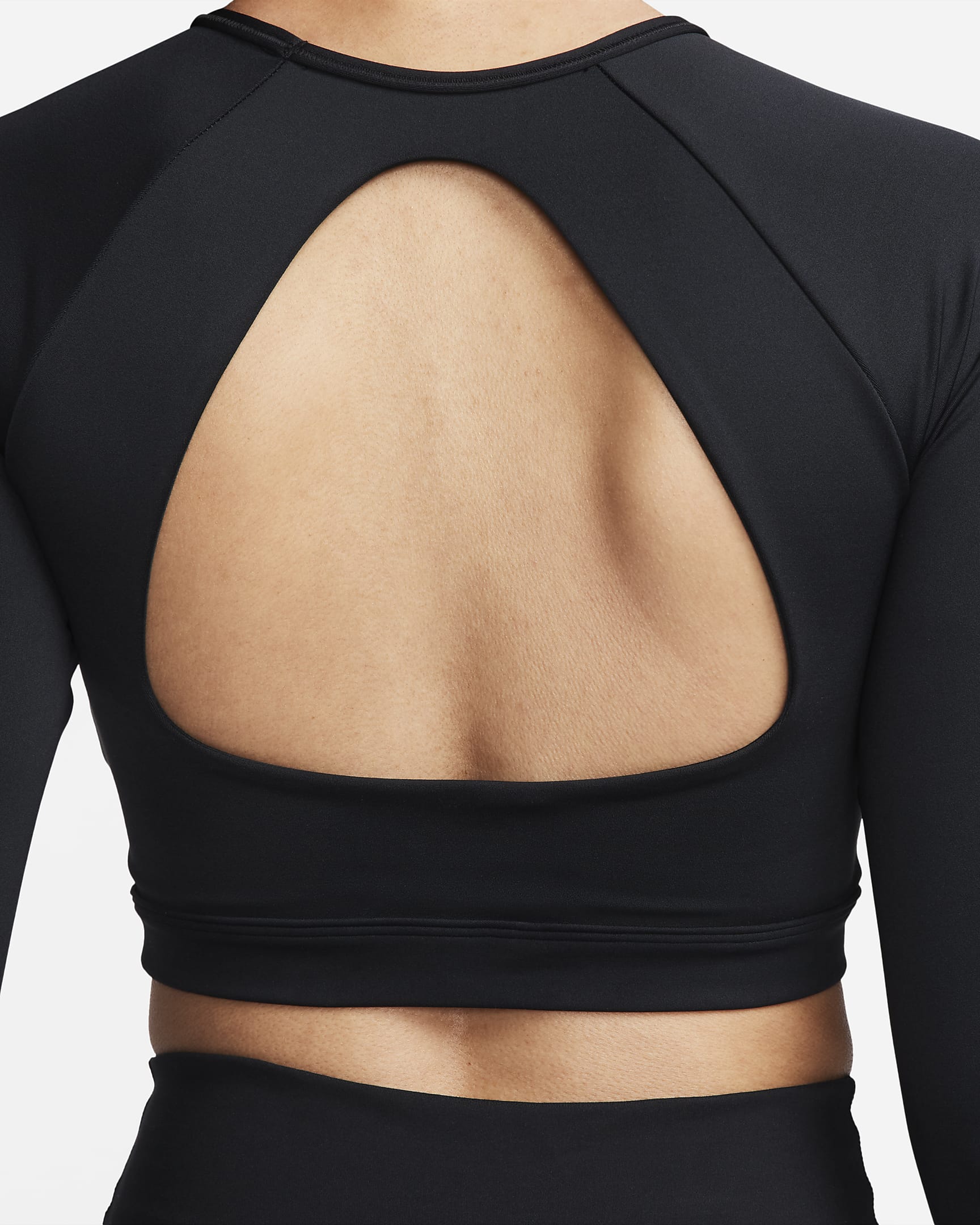 WOMEN'S NIKE LS CROP TOP BRA (FB4102-010)