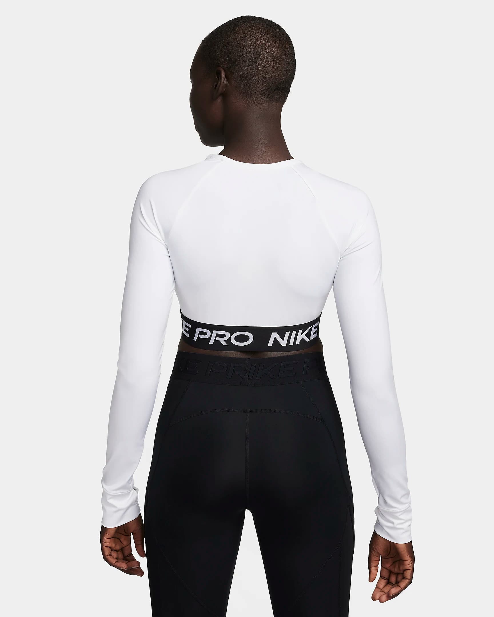 ЖІНОЧИЙ КРОП-ТОП NIKE PRO DF 365 LS (FV5484-100)