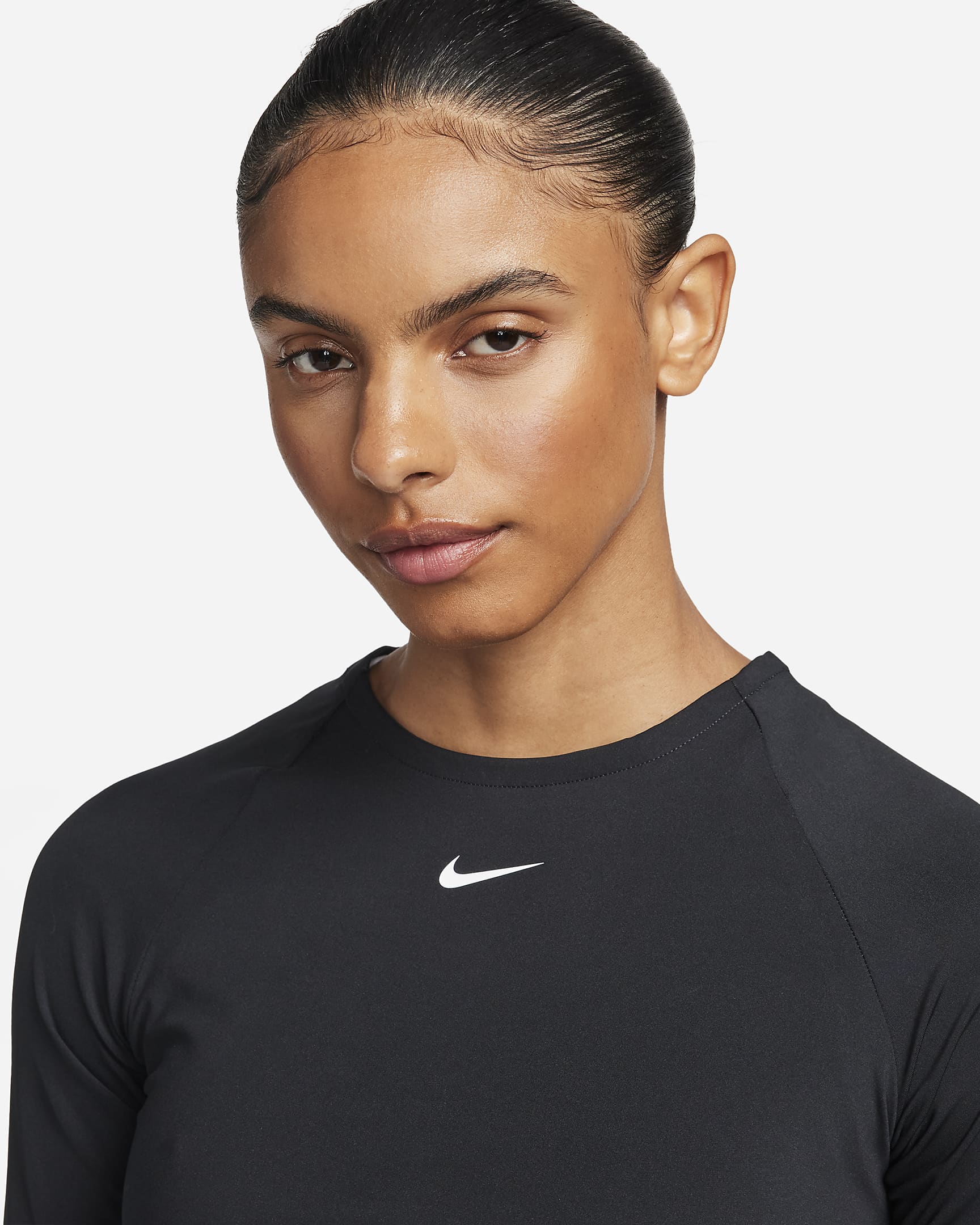 NIKE PRO DF 365 LS WOMEN'S CROP TOP (FV5484-010)