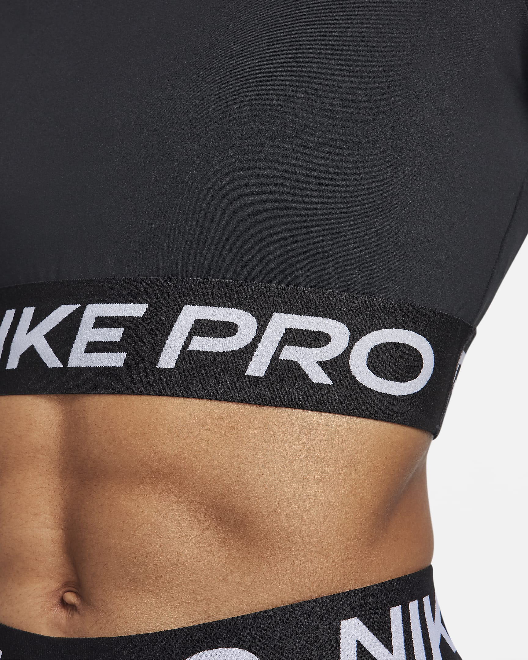 NIKE PRO DF 365 LS WOMEN'S CROP TOP (FV5484-010)