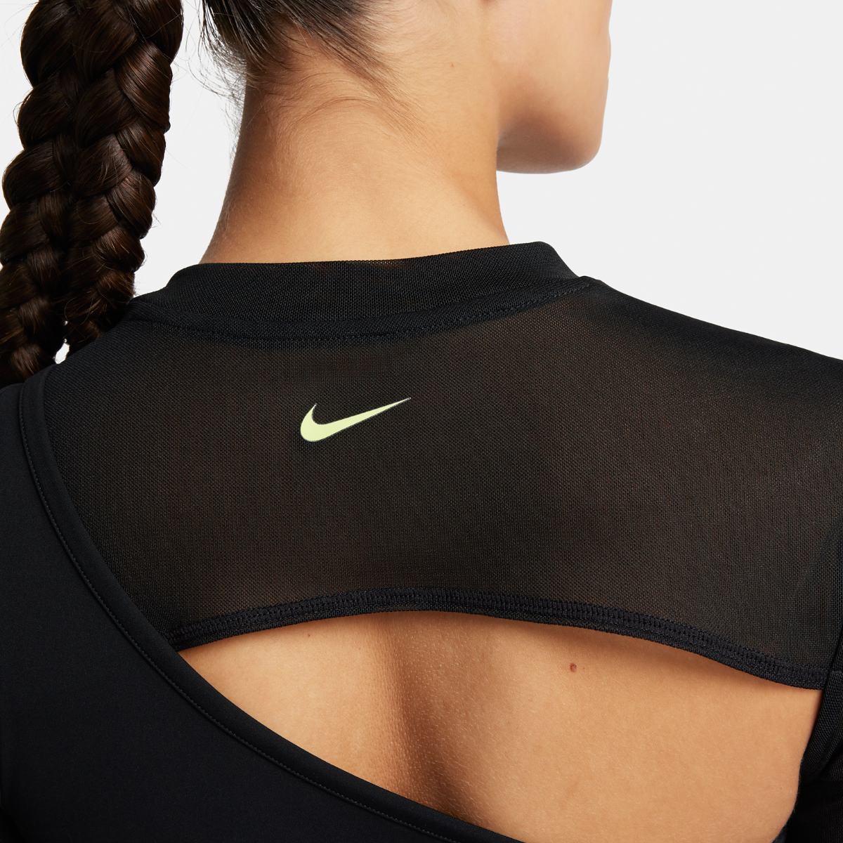 WOMEN'S NIKE PRO LS TOP CROPPED NVTY (FB5683-010)