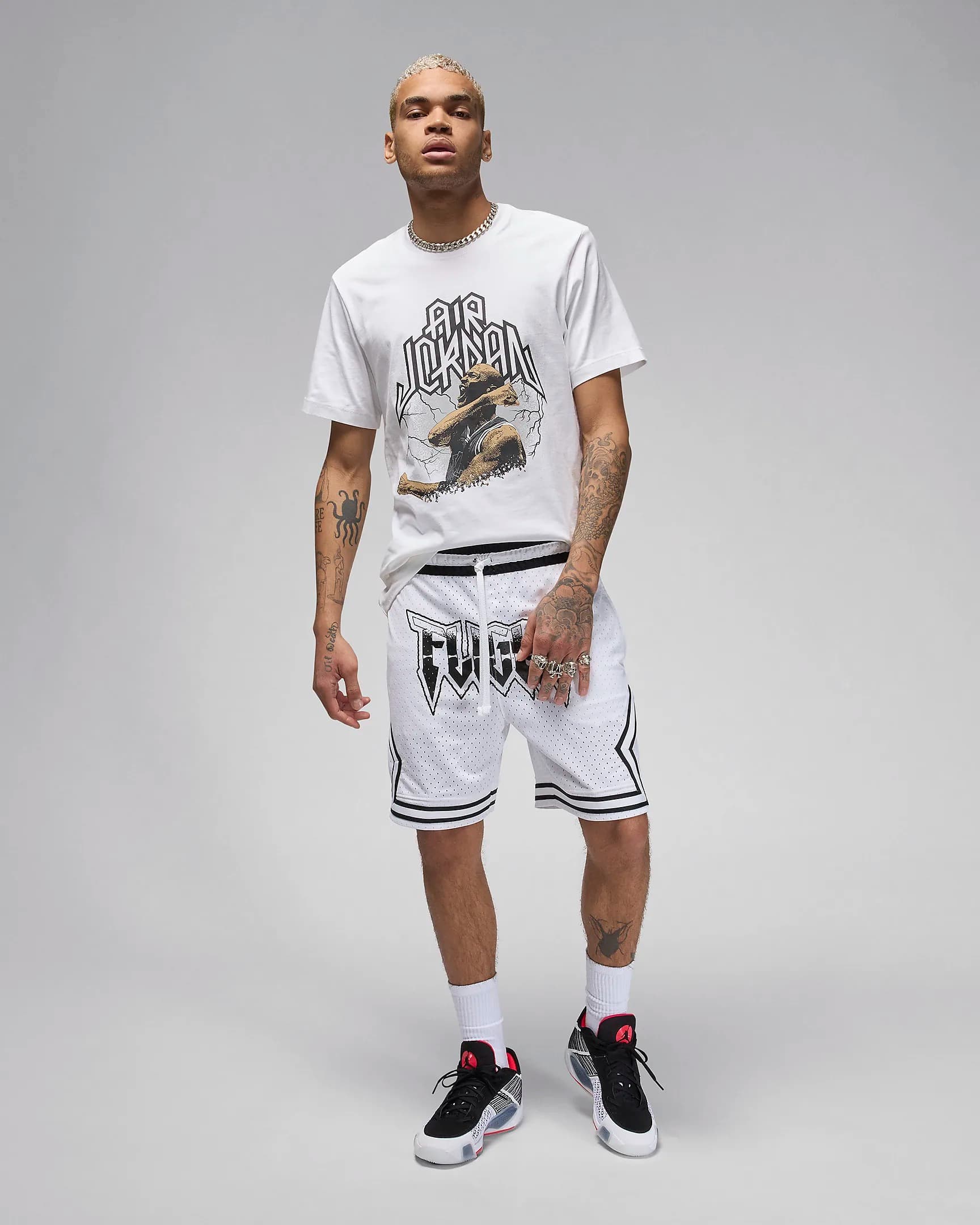 МУЖСКАЯ ФУТБОЛКА JORDAN FLIGHT SPRT SS DF GFX CREW (FN6016-100)