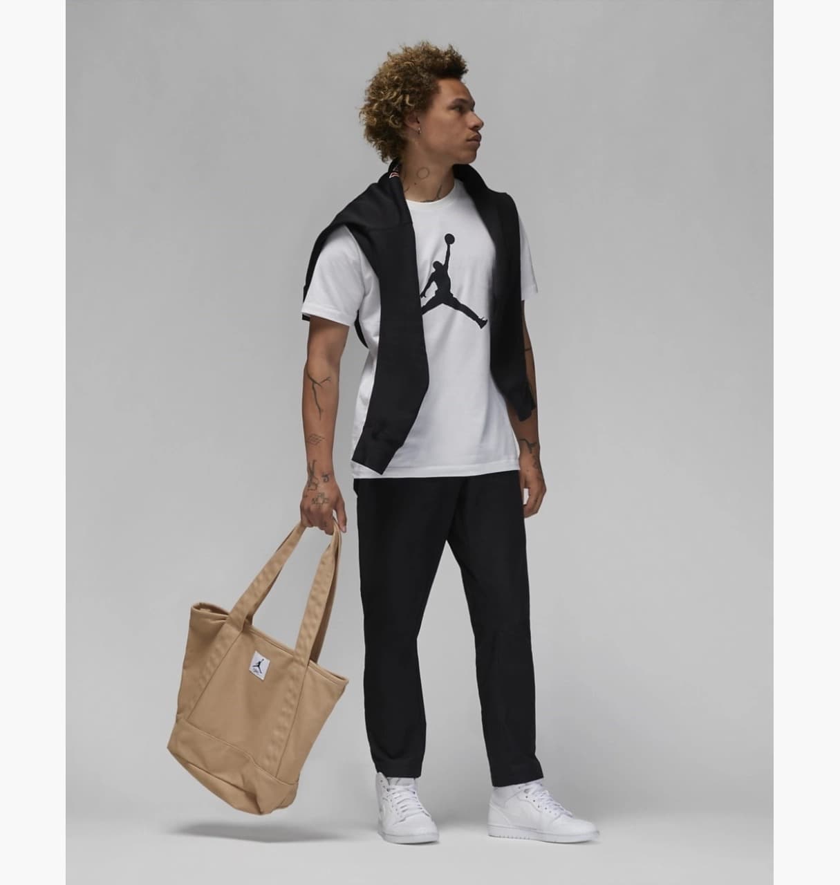 MEN'S JORDAN M J JUMPMAN SS CREW T-SHIRT (CJ0921-100)