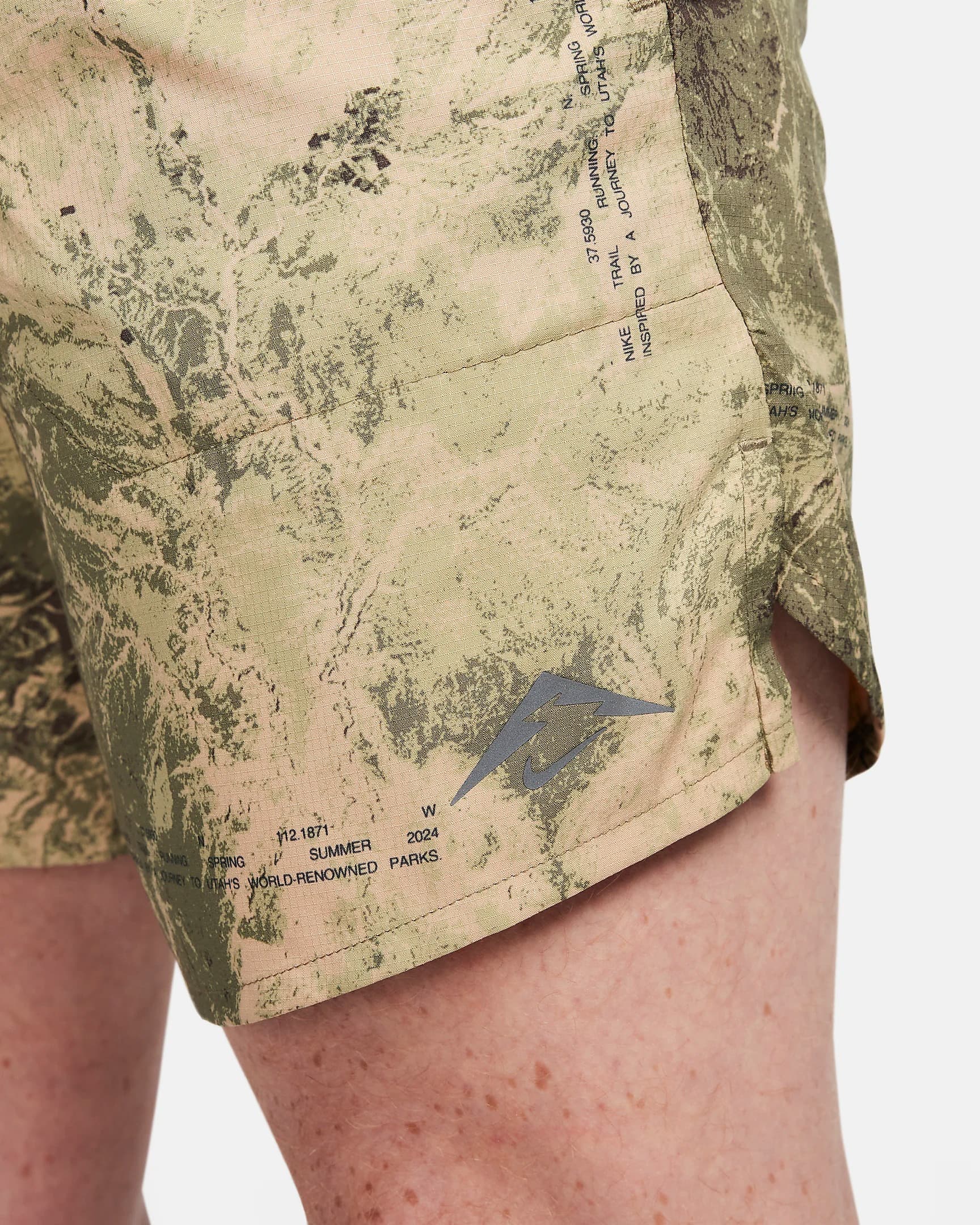 МУЖСКИЕ ШОРТЫ NIKE TRAIL DF STRIDE 7BF SHORT AOP (FN3314-222)