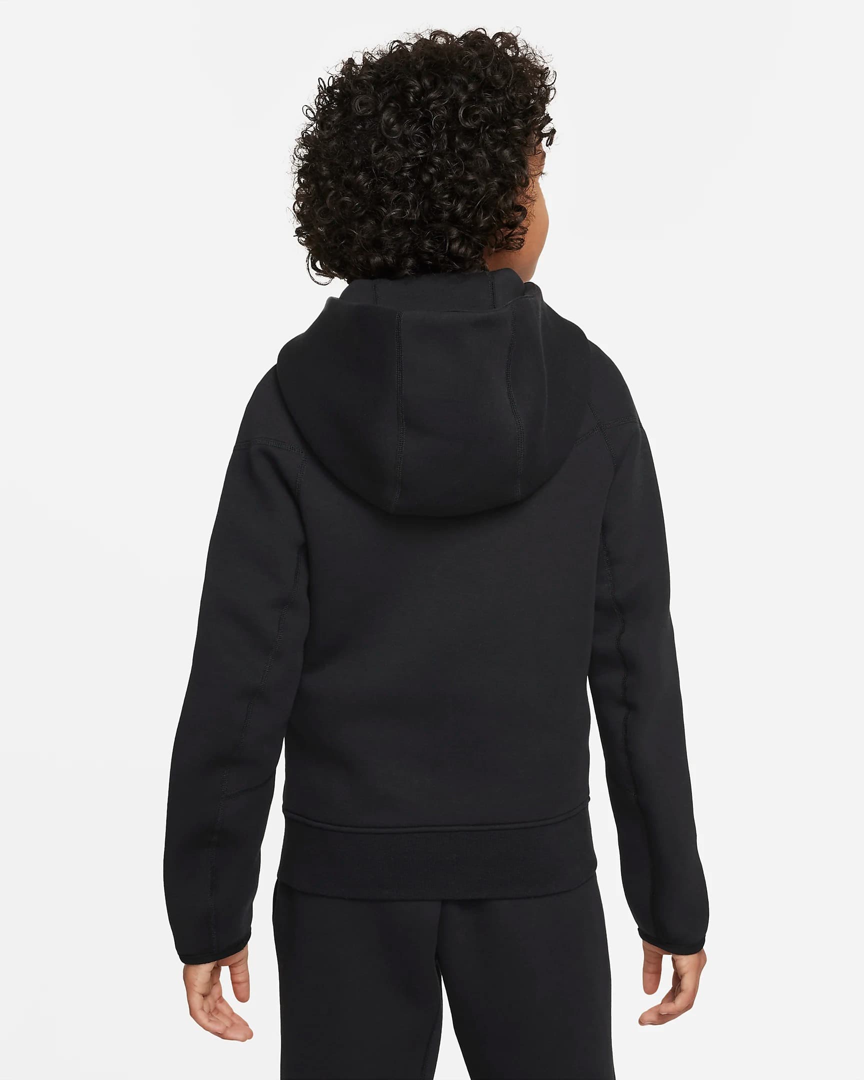 NIKE B NSW TECH FLC FZ TEEN SWEATSHIRT (FD3285-010)