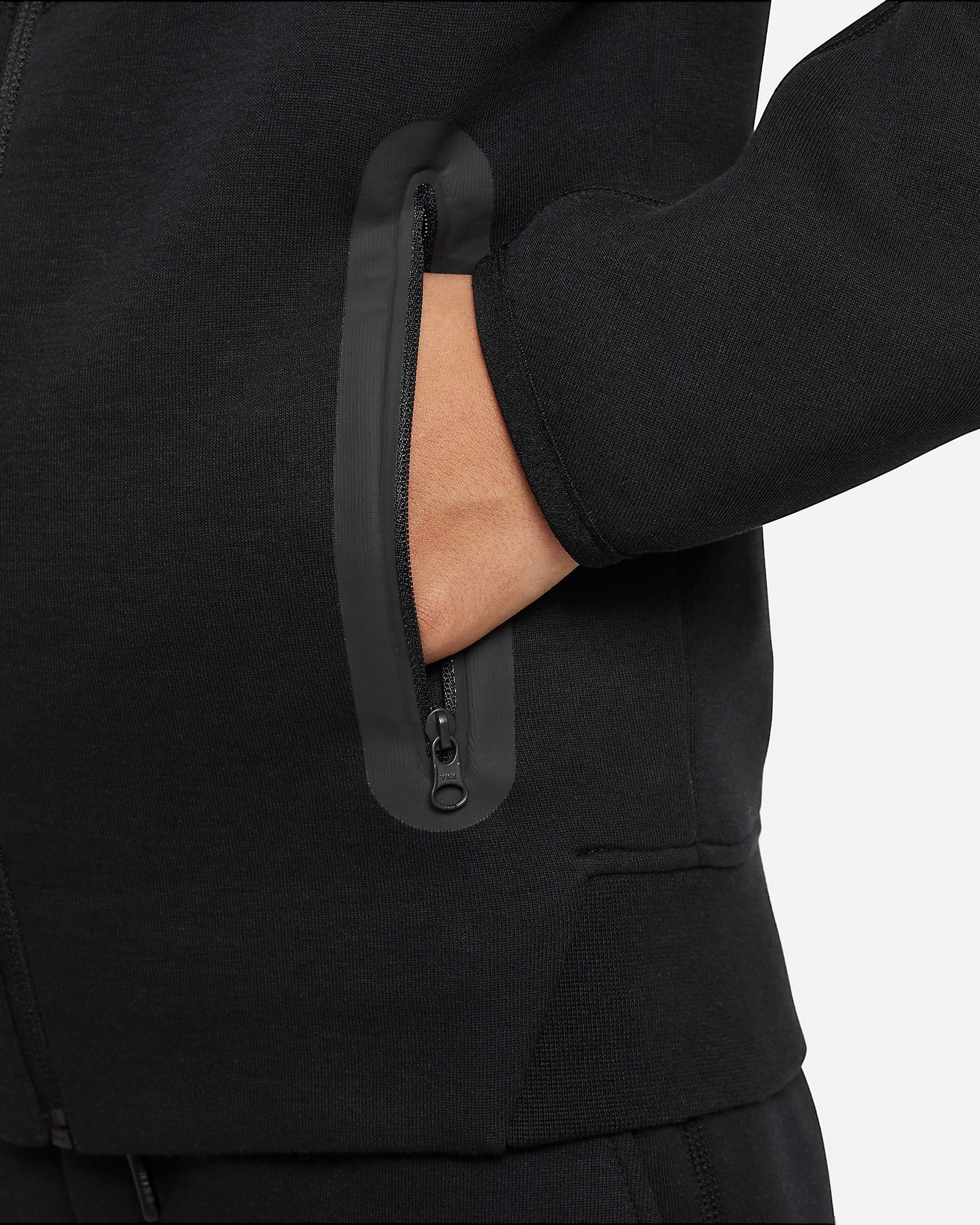 NIKE B NSW TECH FLC FZ TEEN SWEATSHIRT (FD3285-010)