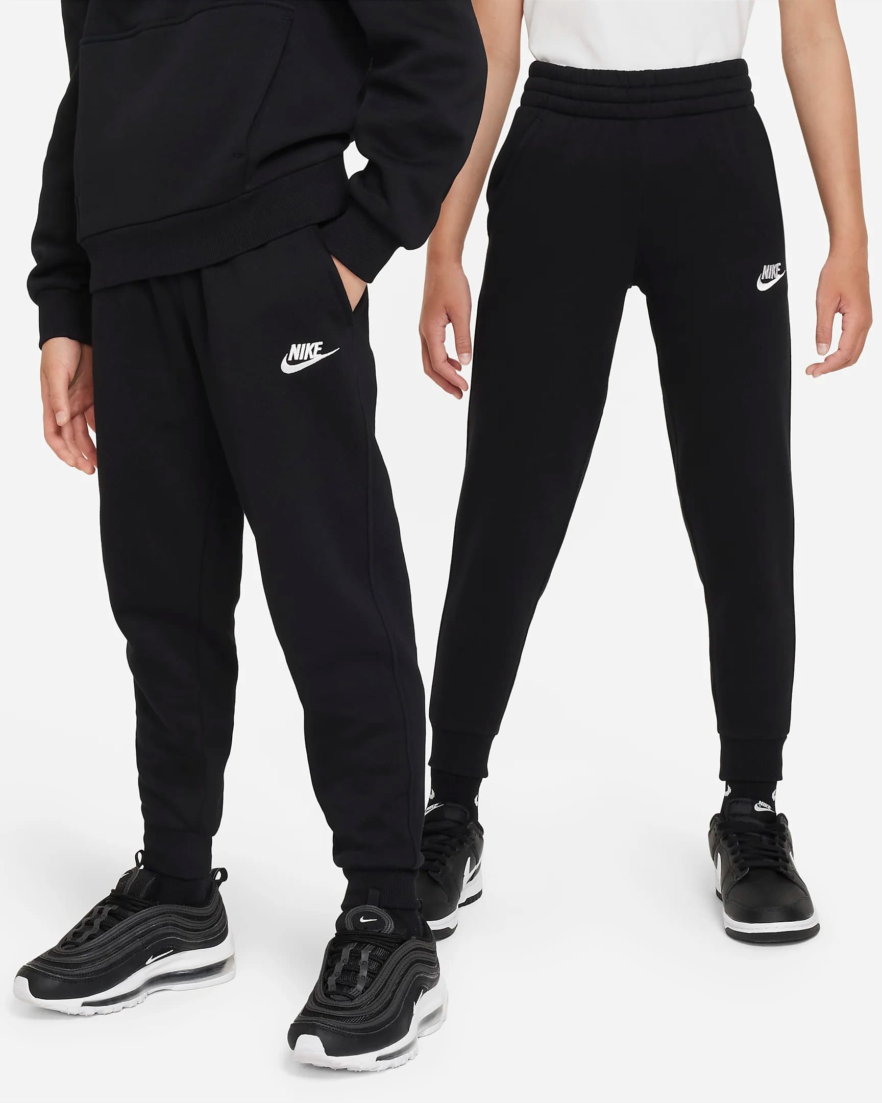 NIKE K NSW CLUB FLC JGGR LBR TEEN PANTS (FD3008-010)