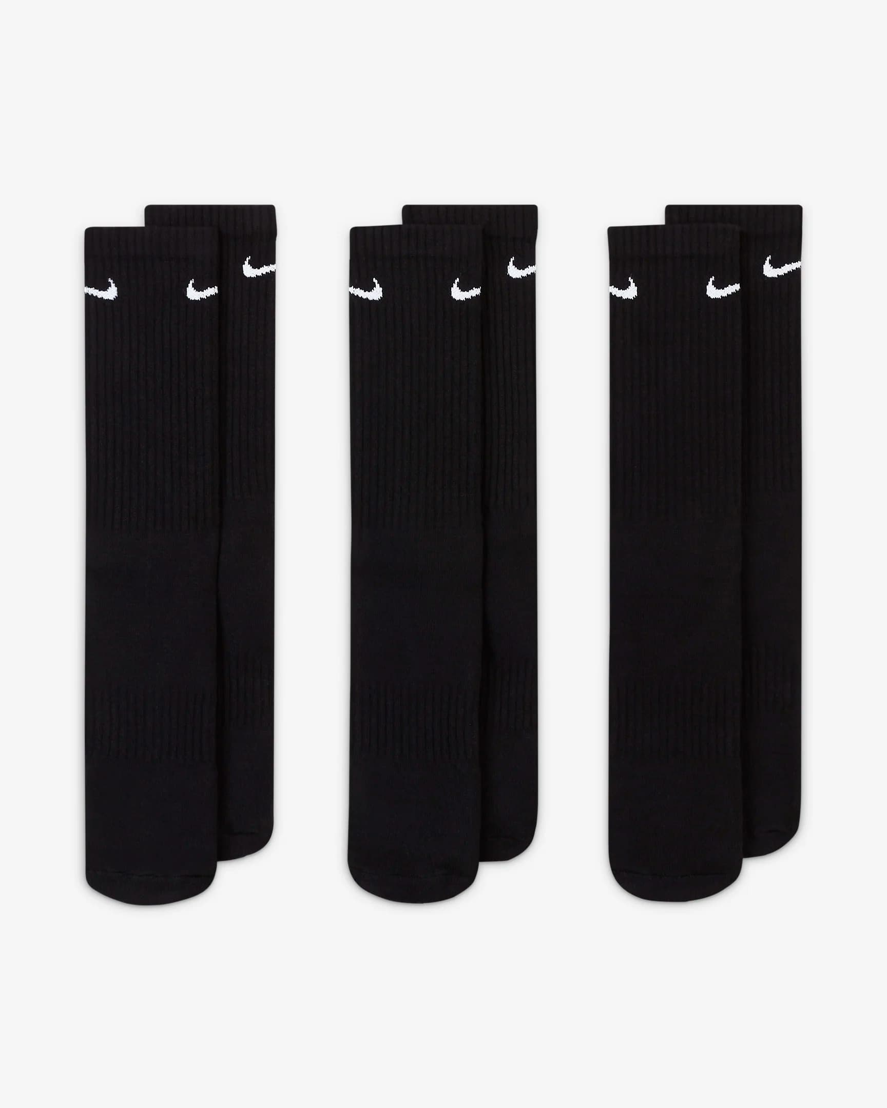 НОСКИ NIKE U NK EVERYDAY CSH CRW 3PR 132 (SX7664-010)