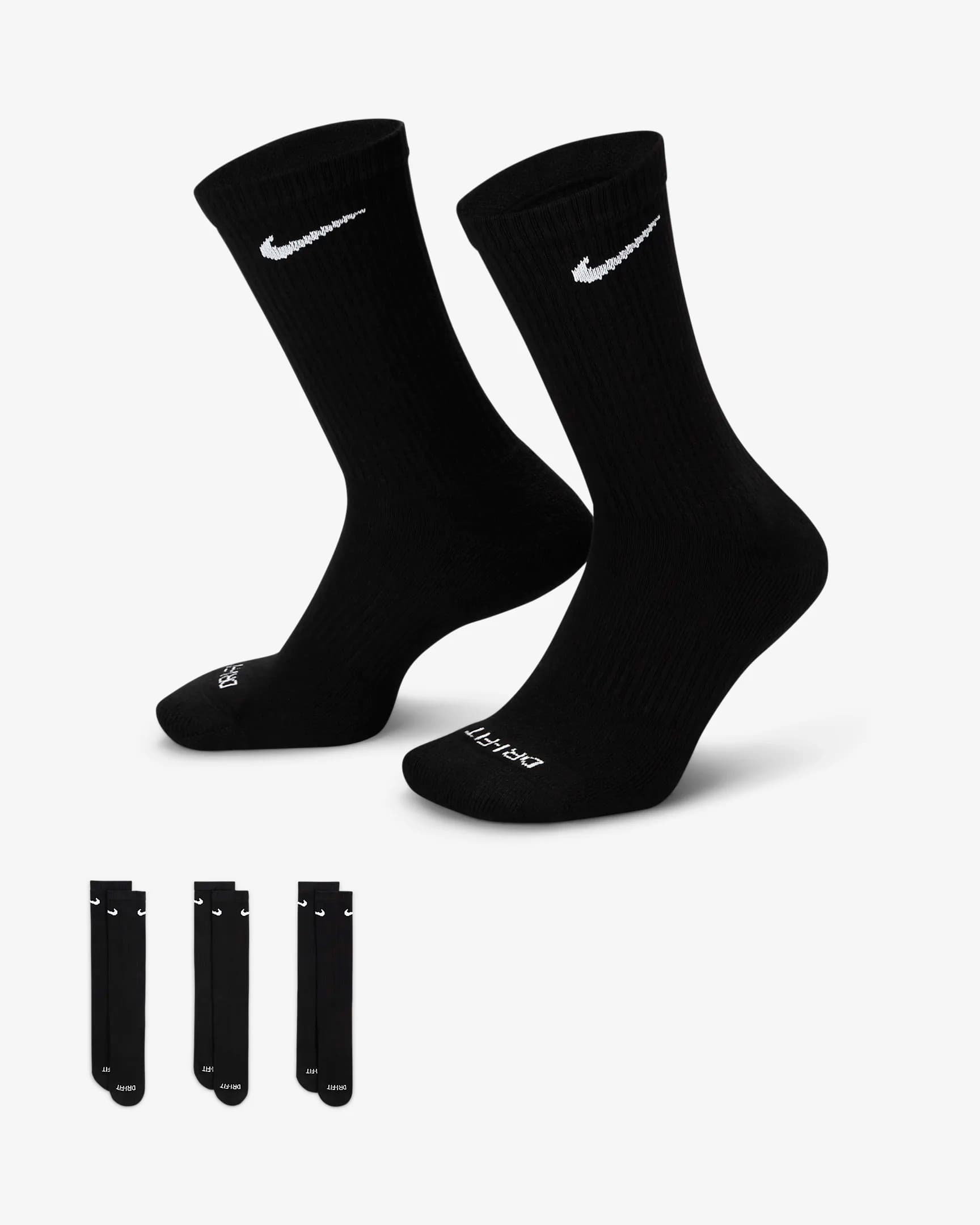 НОСКИ NIKE U NK EVERYDAY PLUS CUSH CREW (SX6888-010)