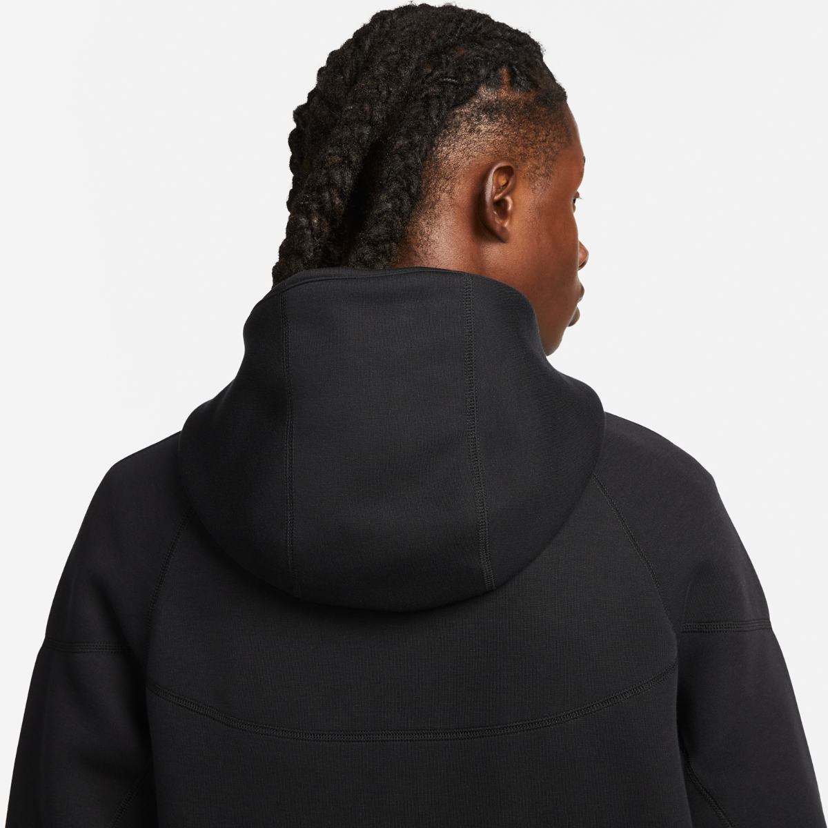 МУЖСКАЯ ТОЛСТОВКА NIKE M NK TCH FLC FZ WR HOODIE (FB7921-010)