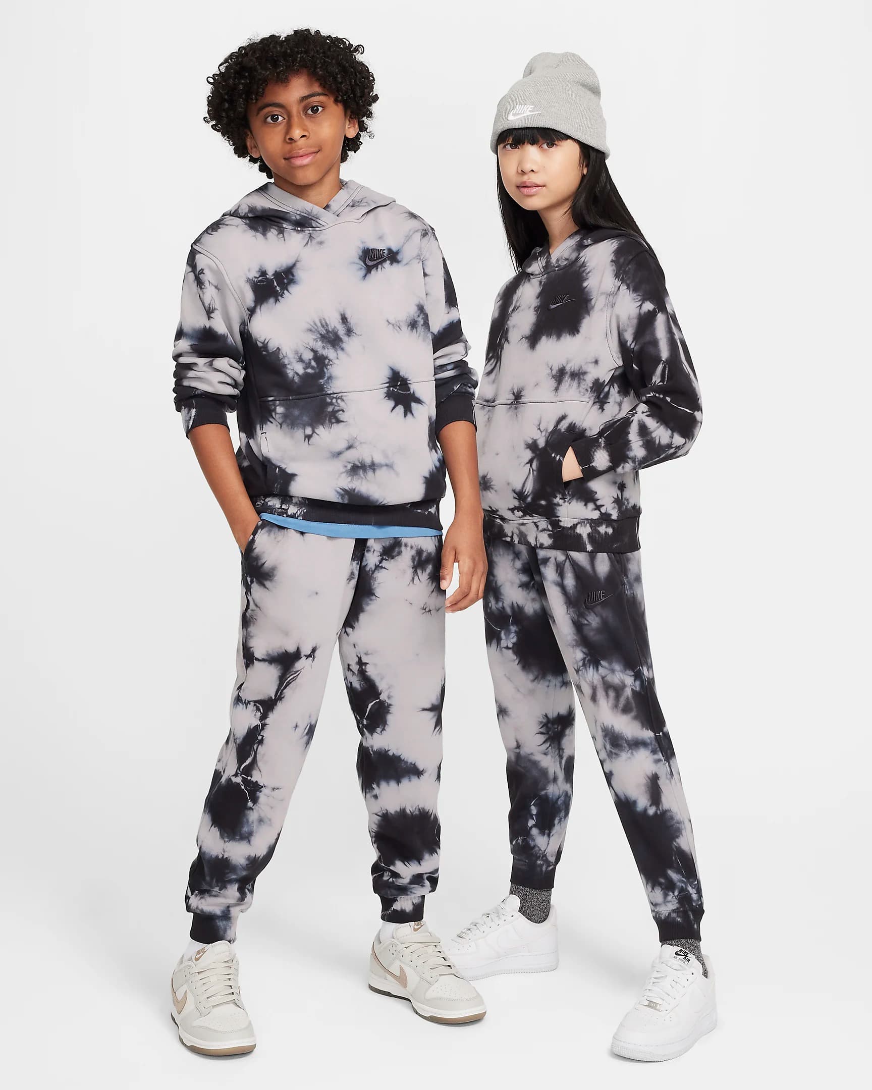 NIKE K NSW CLUB FLC JGGR WASH TEEN PANTS (FZ5496-077)