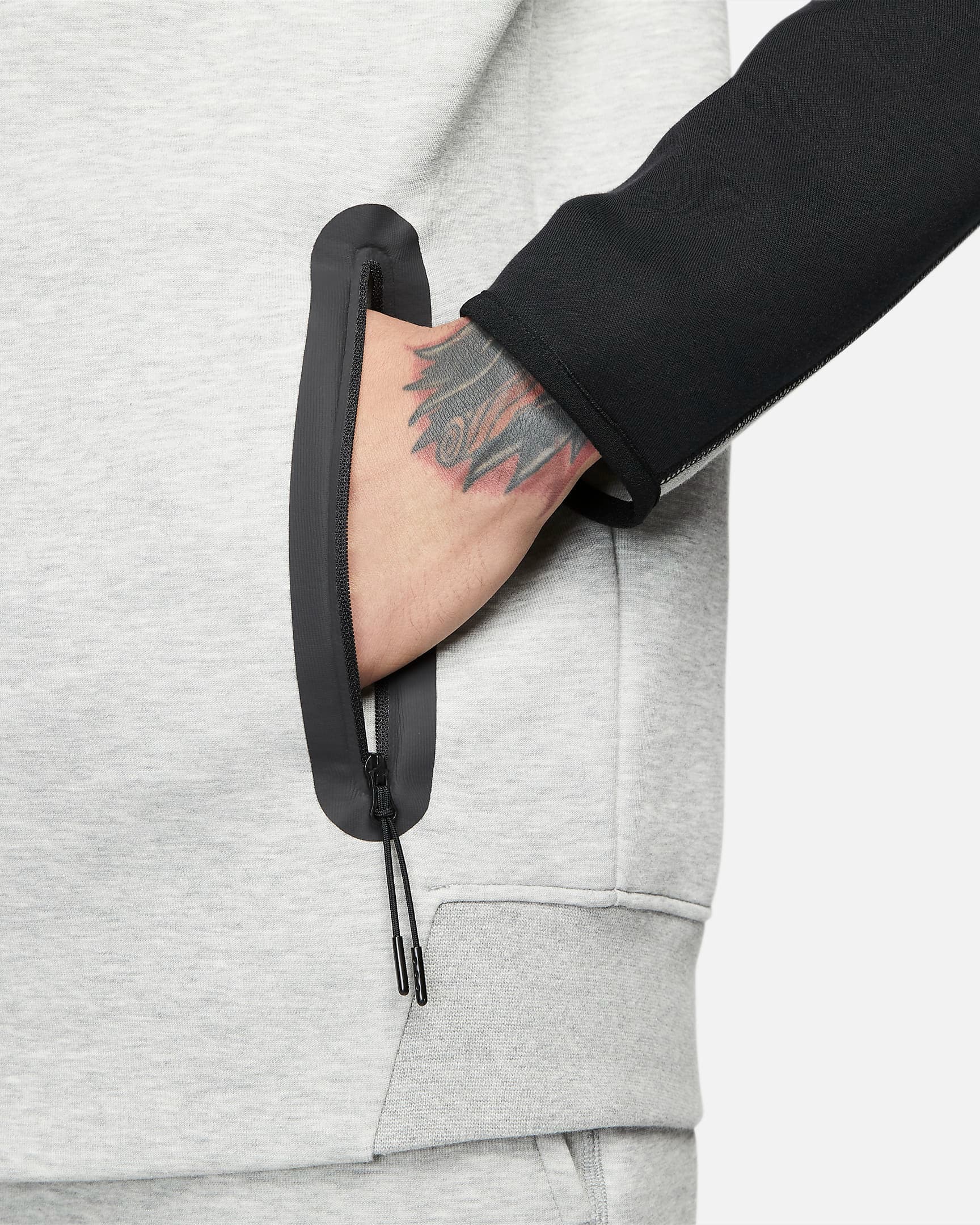МУЖСКАЯ ТОЛСТОВКА NIKE M NK TCH FLC FZ WR HOODIE (FB7921-064)