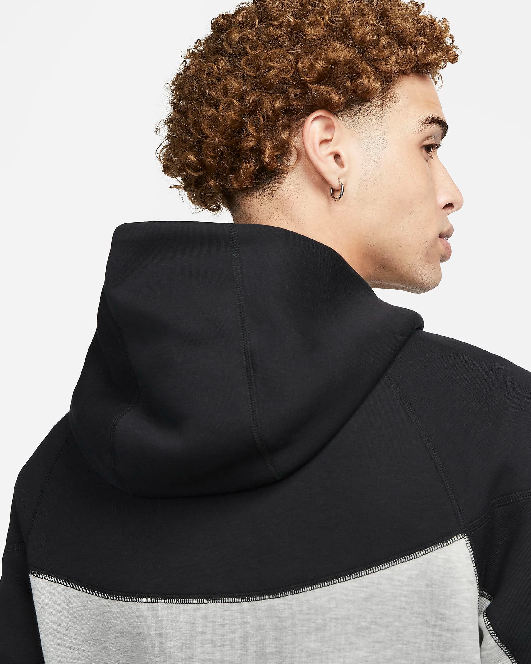 МУЖСКАЯ ТОЛСТОВКА NIKE M NK TCH FLC FZ WR HOODIE (FB7921-064)