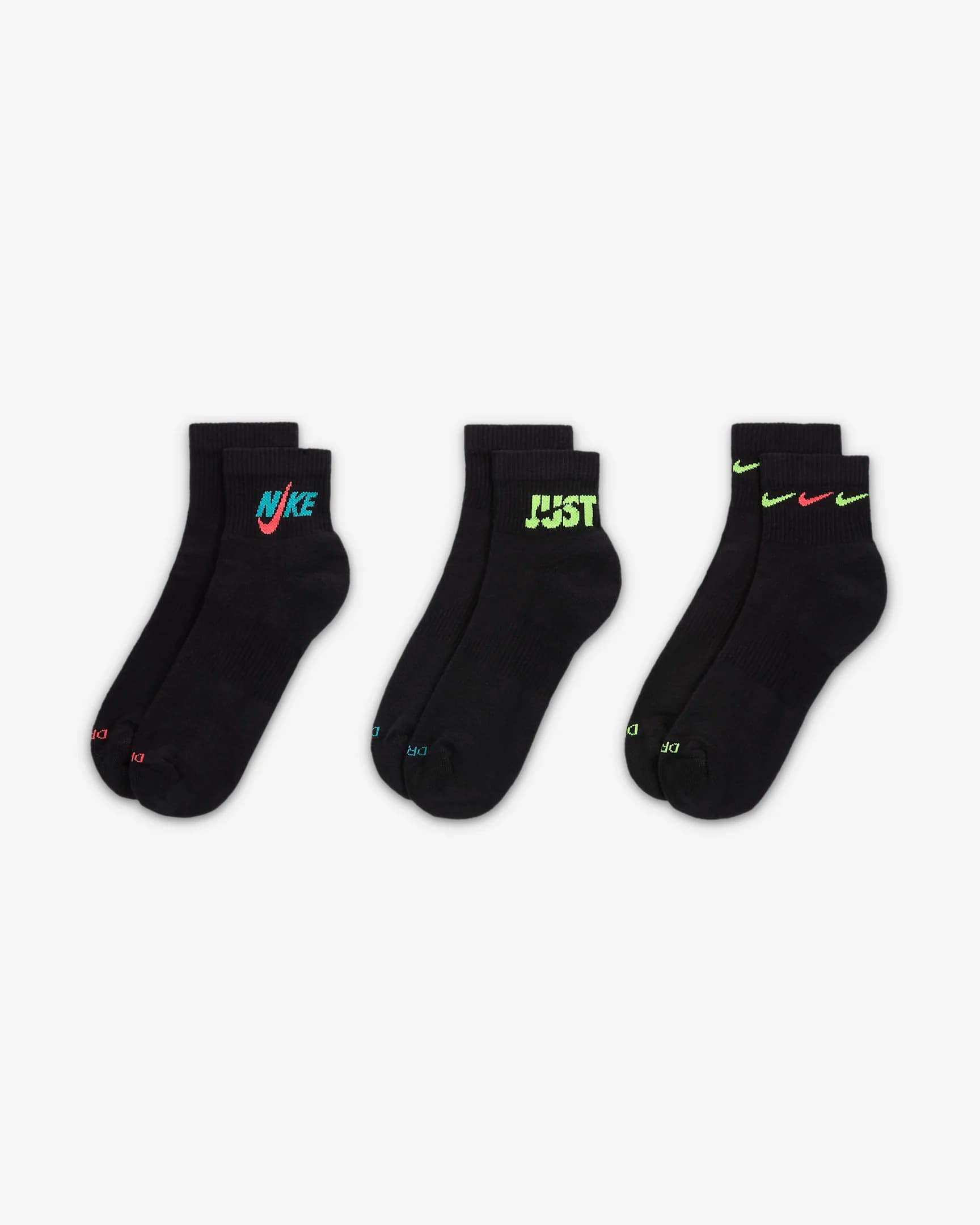ШКАРПЕТКИ NIKE EVERYDAY PLUS CUSH ANKLE (DH3827-910)