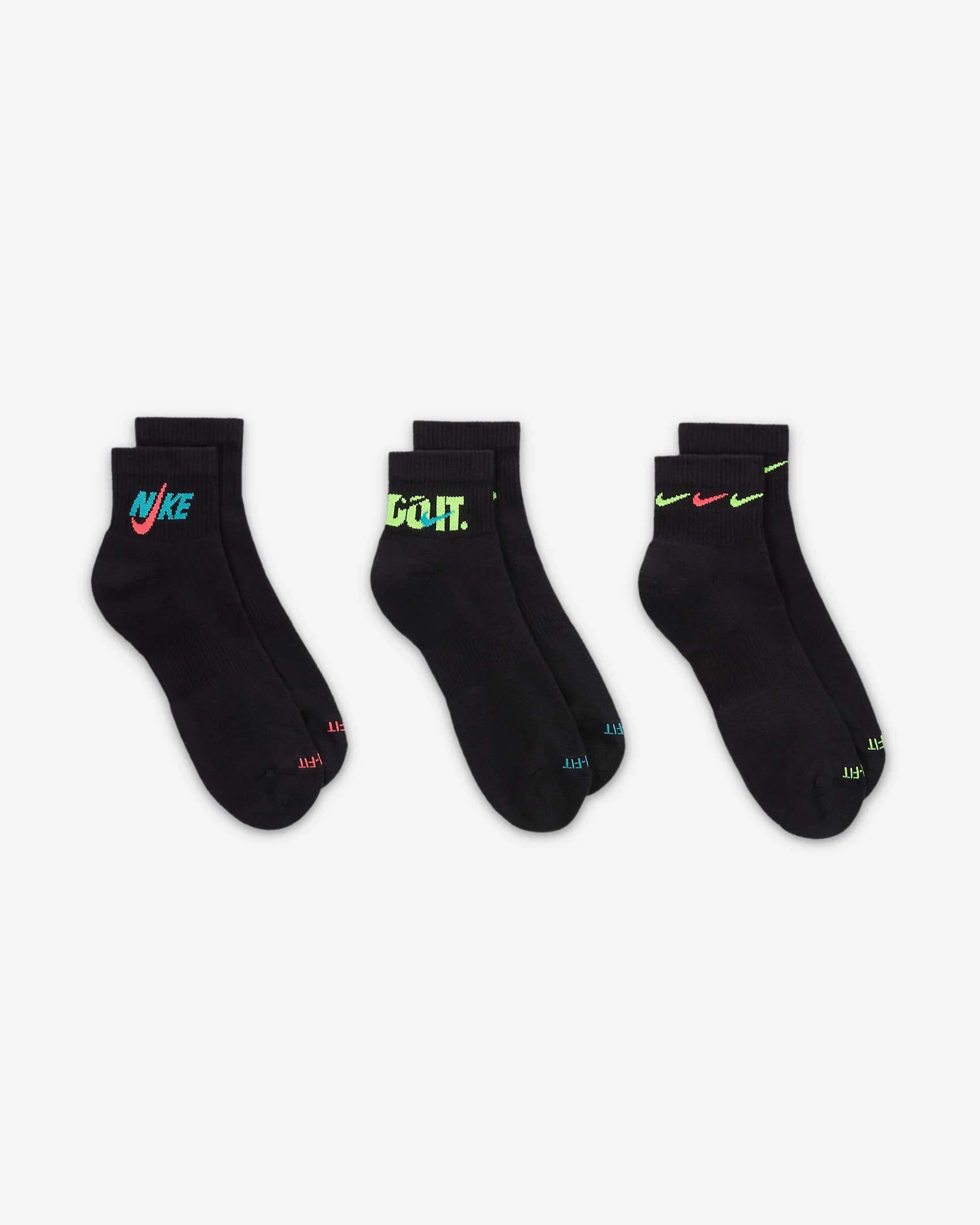 ШКАРПЕТКИ NIKE EVERYDAY PLUS CUSH ANKLE (DH3827-910)