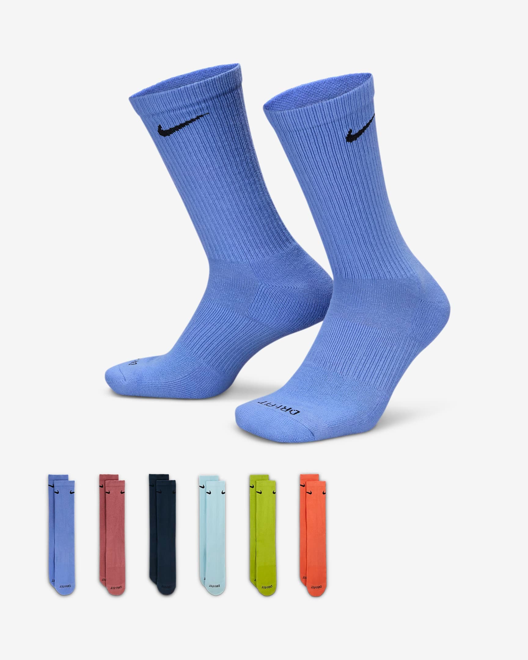 SOCKS NIKE U NK ED PLS CSH CRW 6PR (SX6897-967)