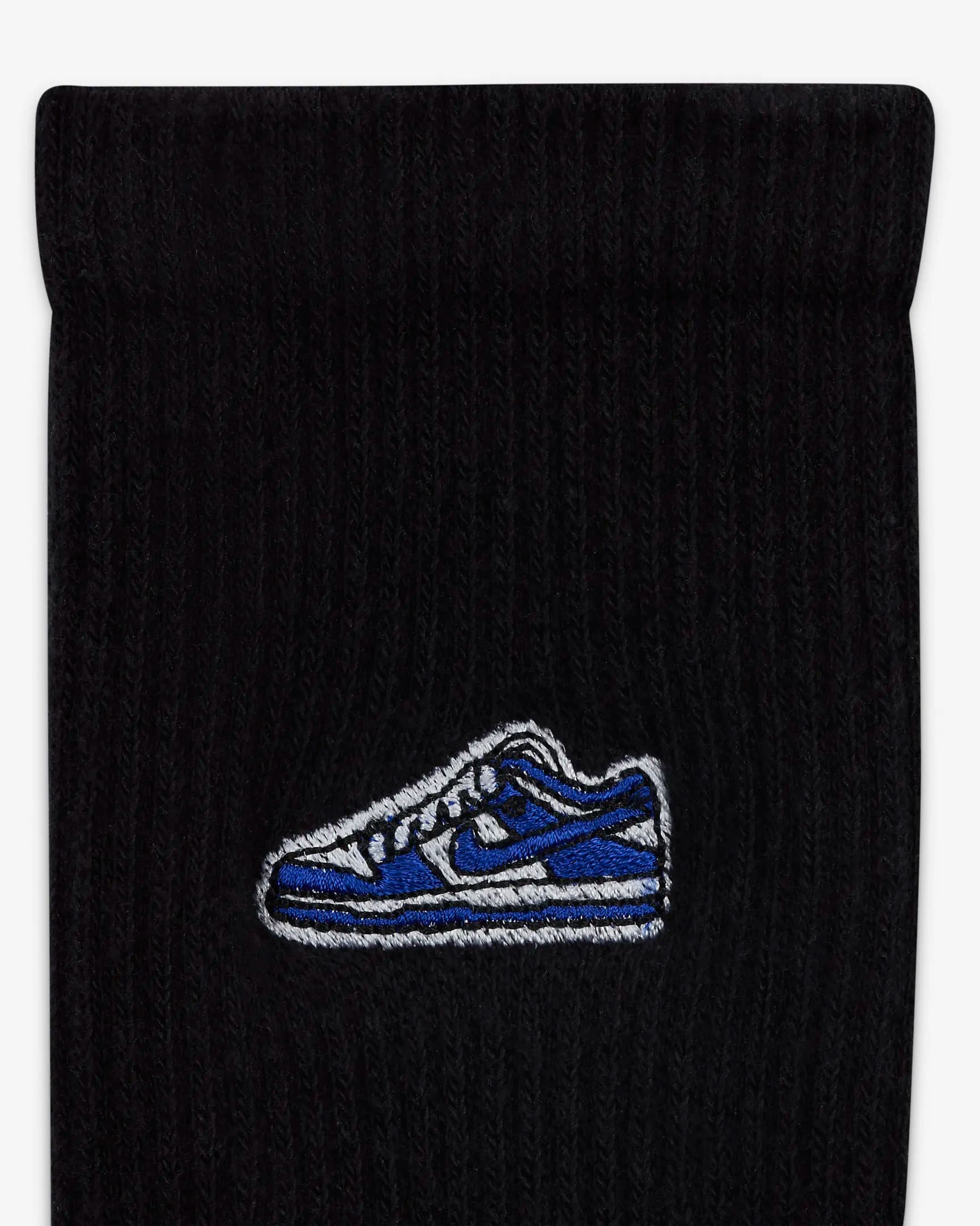 NIKE U NK EVERYDAY PLUS CUSH CREW 1 SOCKS (FQ0326-010)
