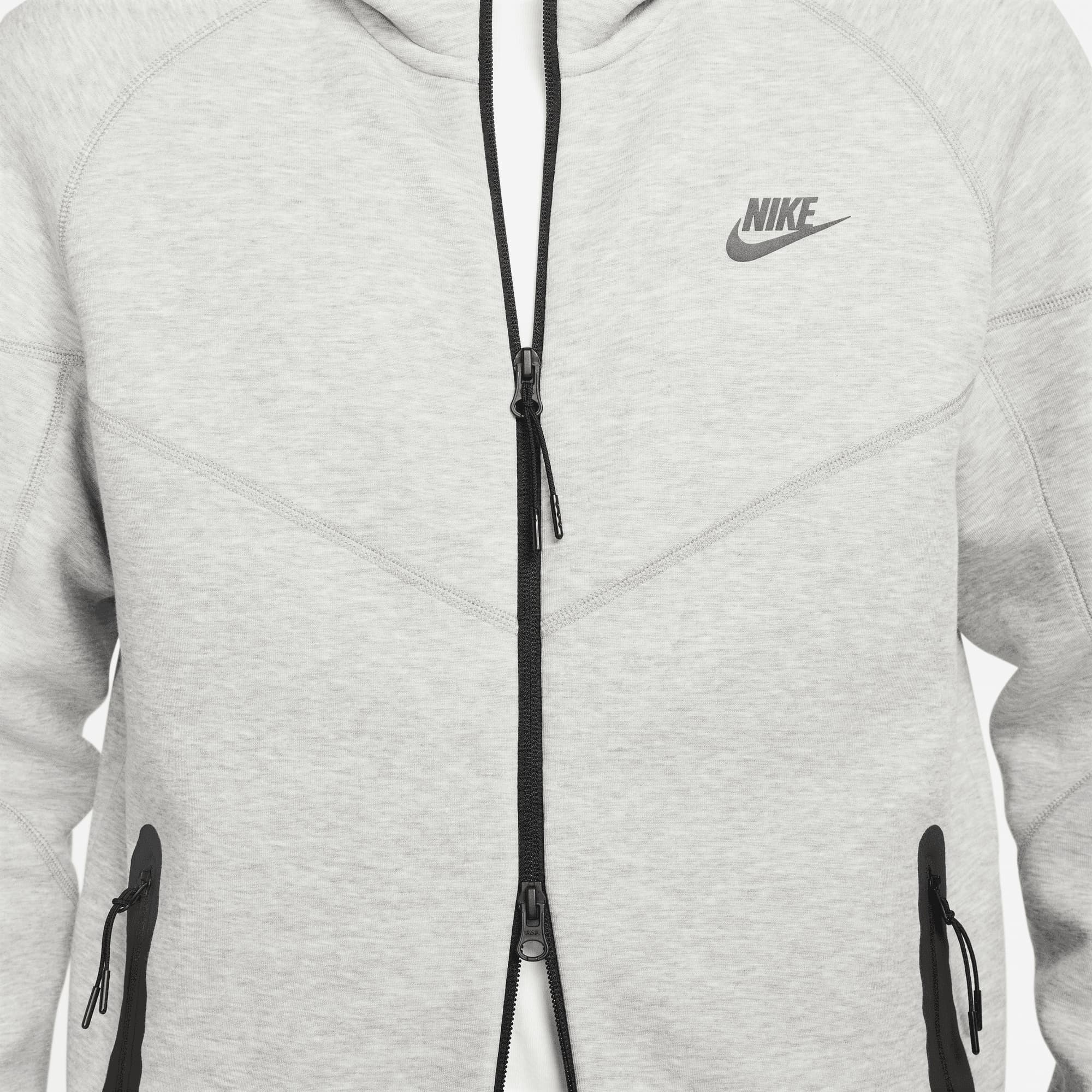 МУЖСКАЯ ТОЛСТОВКА NIKE M NK TCH FLC FZ WR HOODIE (FB7921-063)