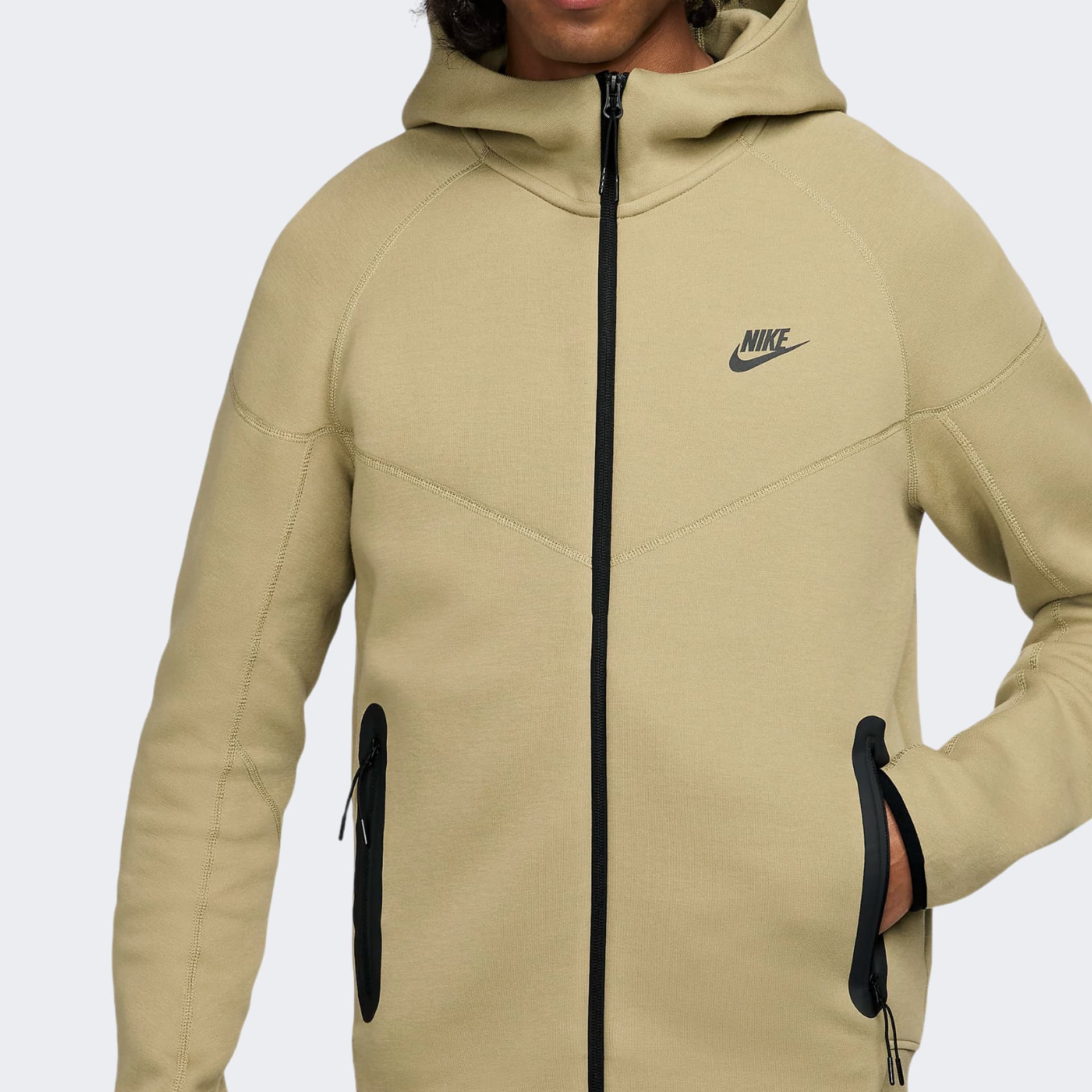 ЧОЛОВІЧА ТОЛСТОВКА NIKE M NK TCH FLC FZ WR HOODIE (FB7921-277)