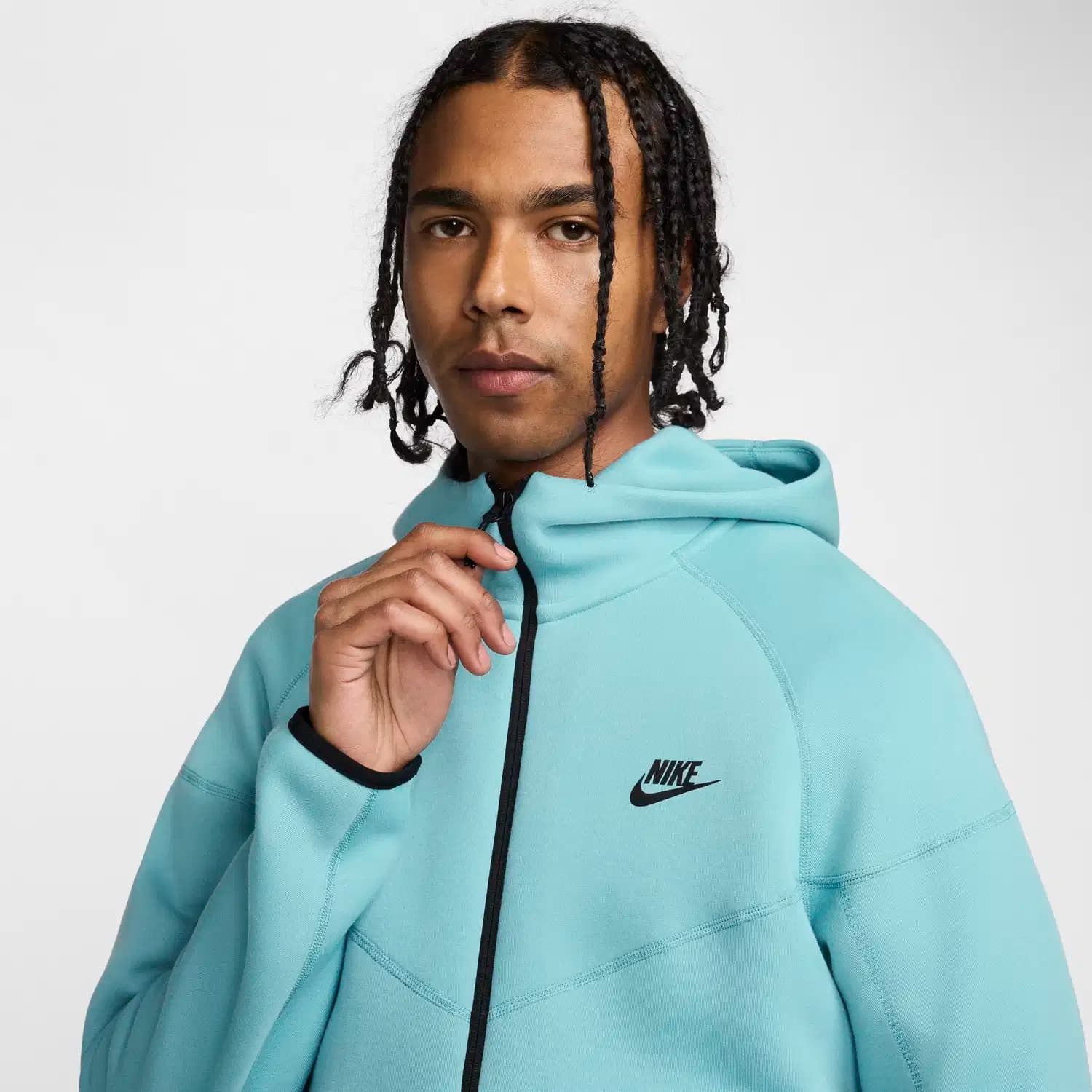 МУЖСКАЯ ТОЛСТОВКА NIKE M NK TCH FLC FZ WR HOODIE (FB7921-464)