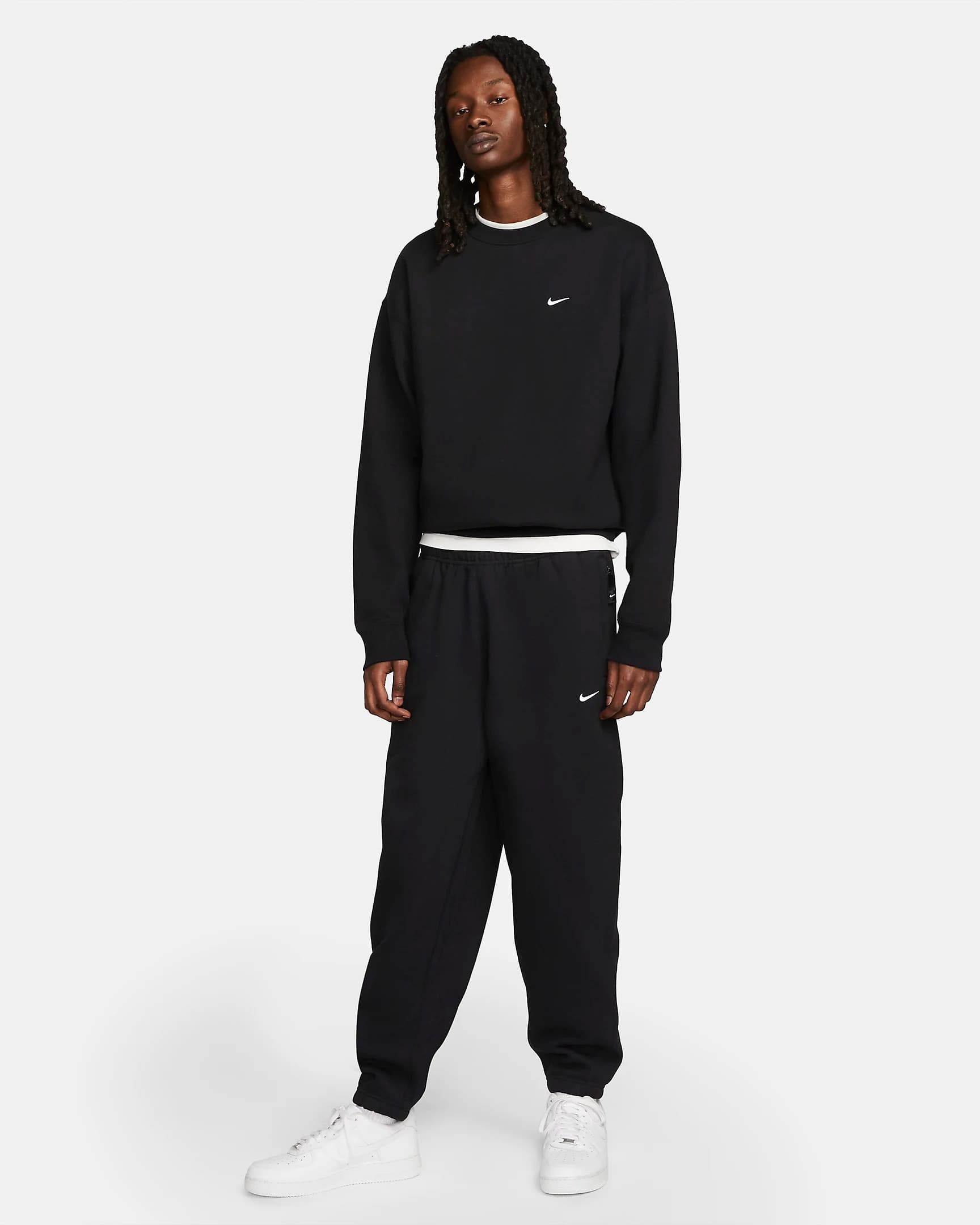 ЧОЛОВІЧІ ШТАНИ NIKE SOLO SWSH FLC CF PANT (DX1364-010)