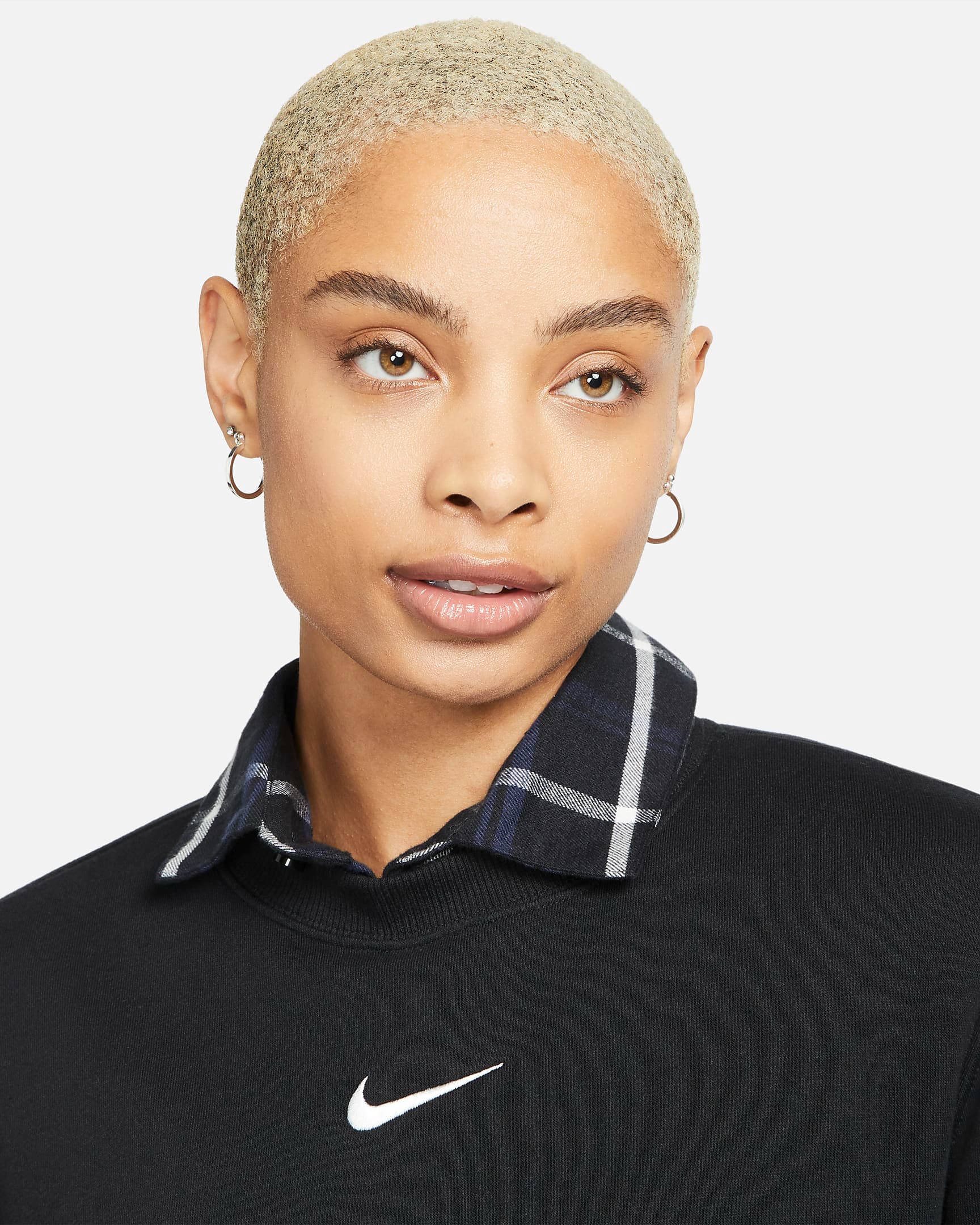 WOMEN'S NIKE NSW PHNX FLC STD CREW SWEATSHIRT (DQ5751-010)