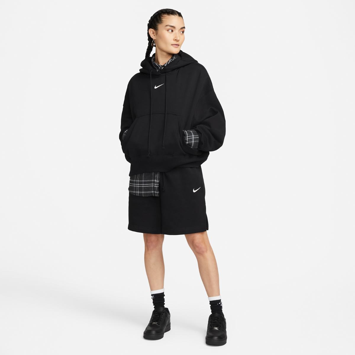 ЖІНОЧА ТОЛСТОВКА NIKE NSW STYLE FLC PO HOODIE OOS (DQ5858-010)