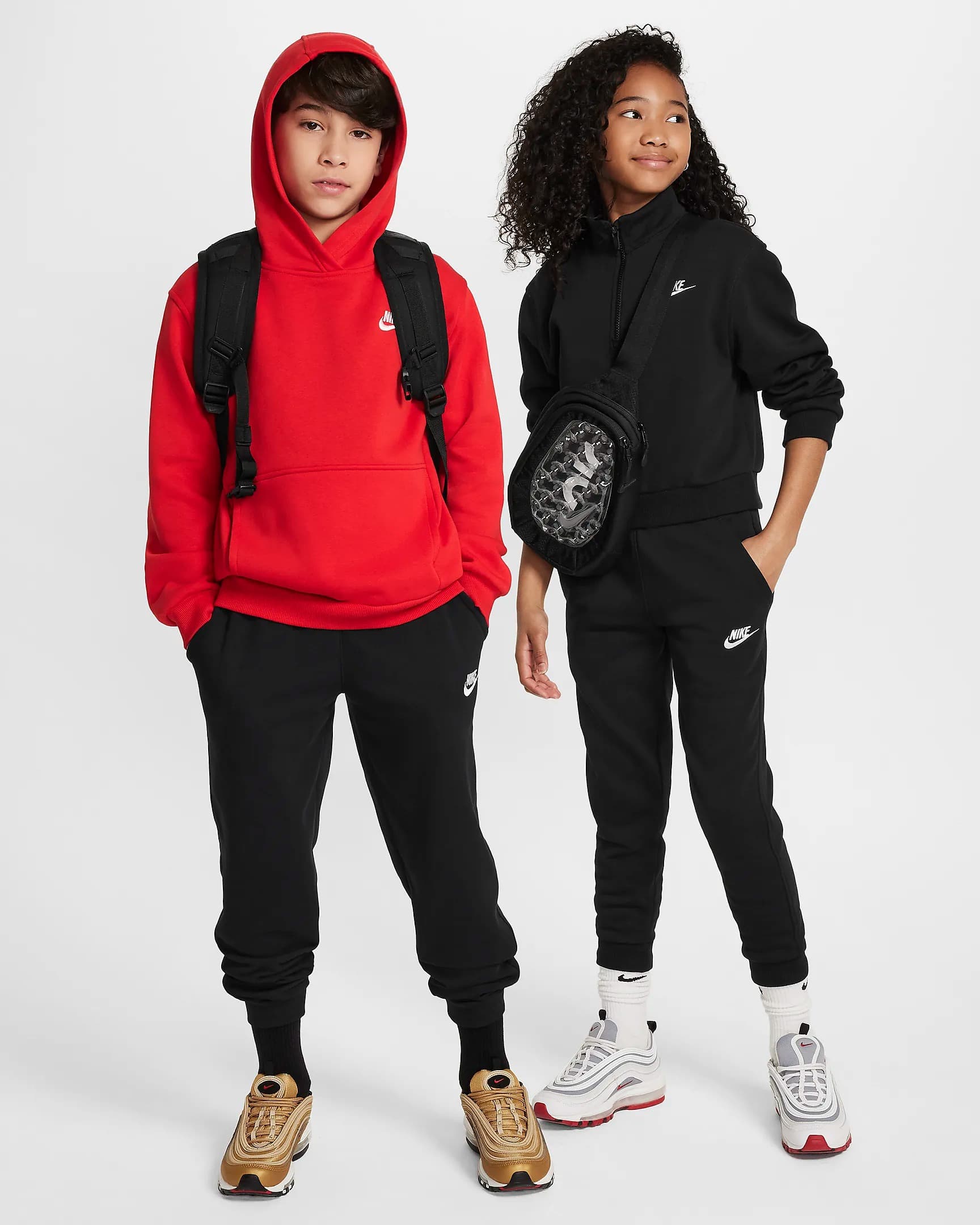 NIKE NSW CLUB FT JGGR LBR TEEN PANTS (FD3019-010)