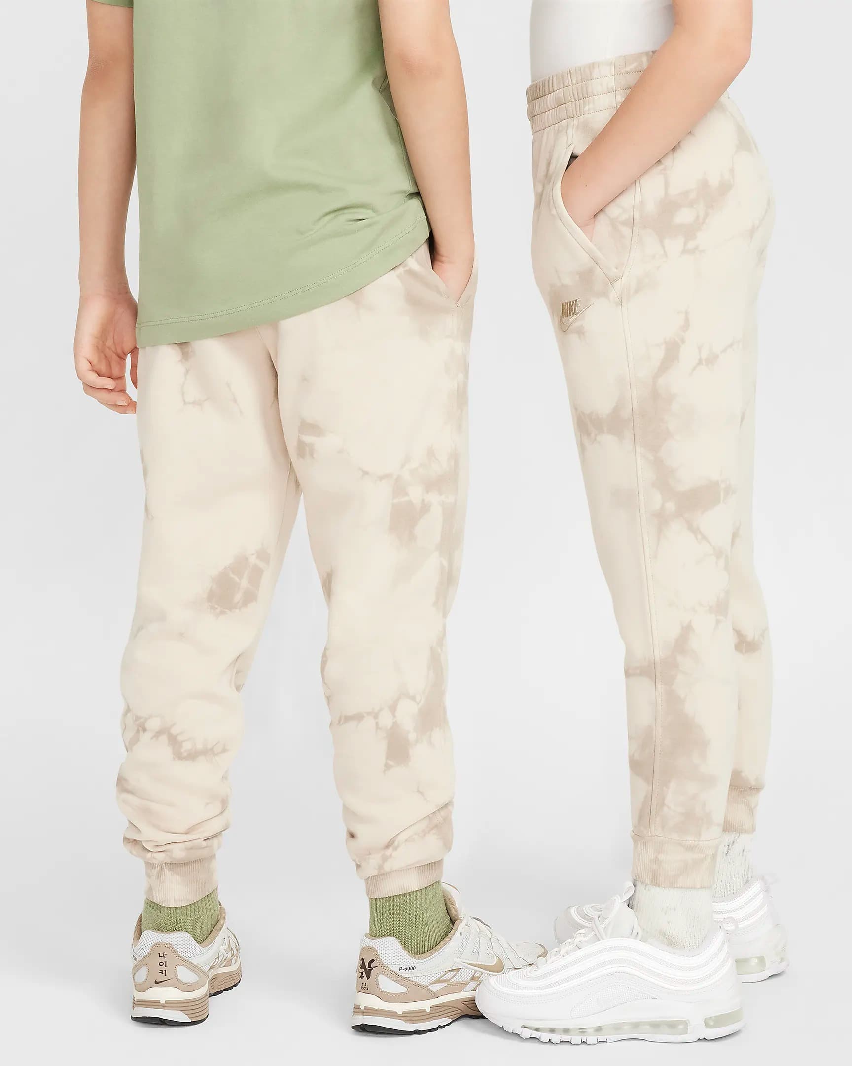 NIKE K NSW CLUB FLC JGGR WASH TEEN PANTS (FZ5496-126)
