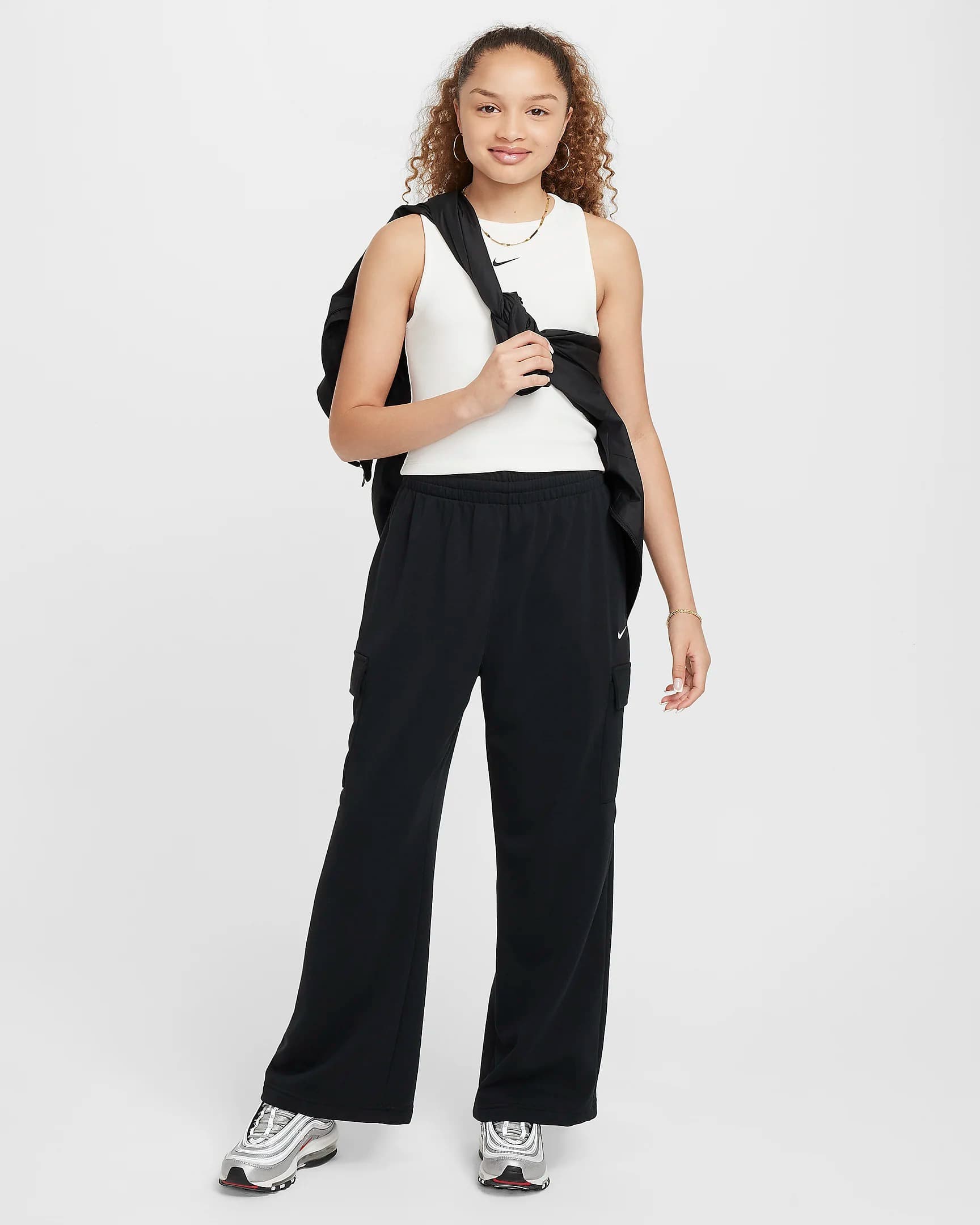 NIKE NSW DF FLC OVRSZD PANT DNCE TEENAGERS (FZ5550-010)