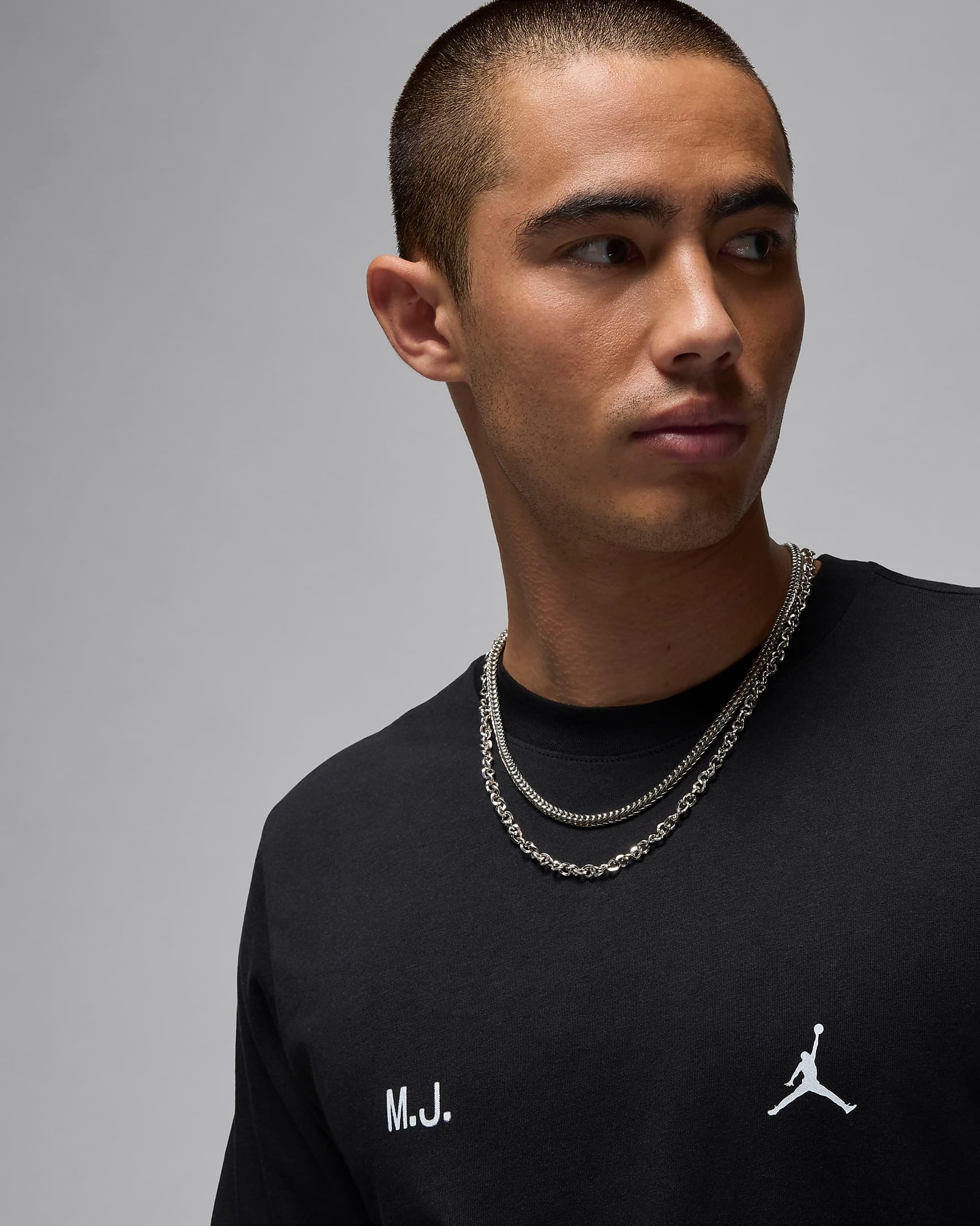 МУЖСКОЙ ЛОНГСЛИВ JORDAN FLIGHT BRAND NEVER LS CREW (FZ1934-010)