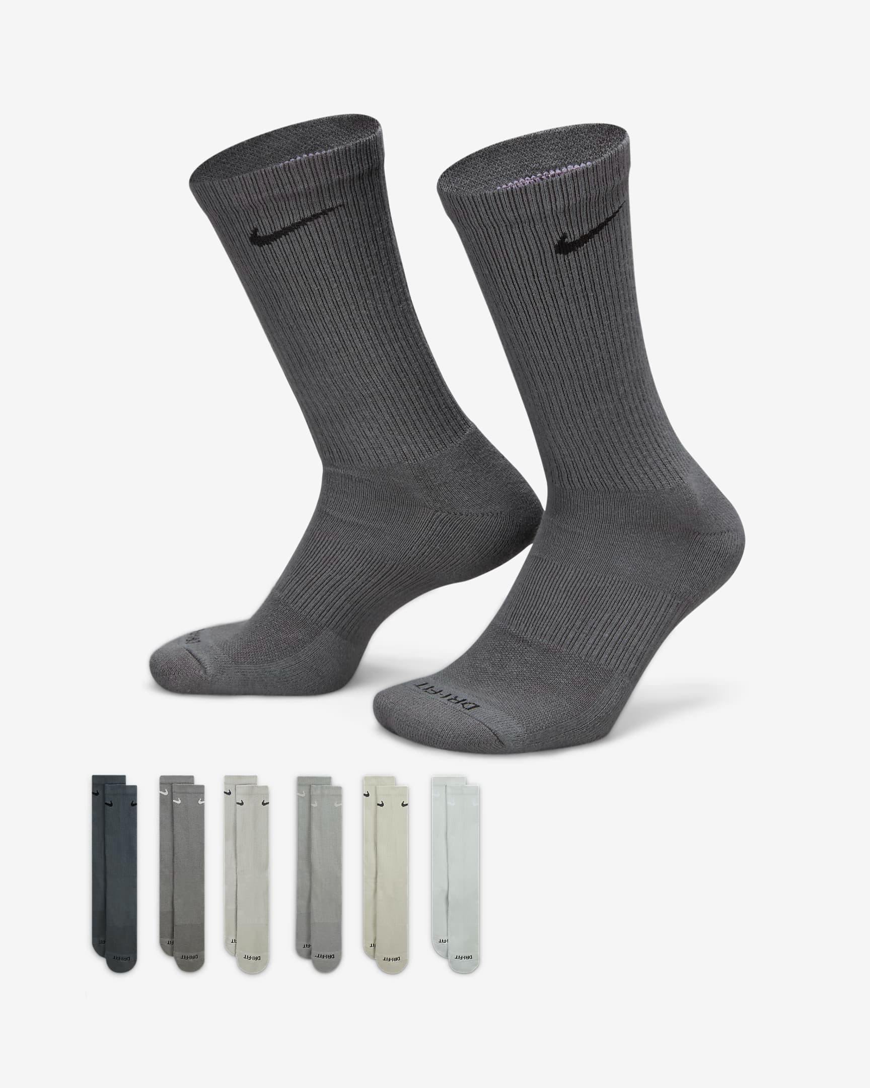 SOCKS NIKE U NK ED PLS CSH CRW 6PR (SX6897-991)