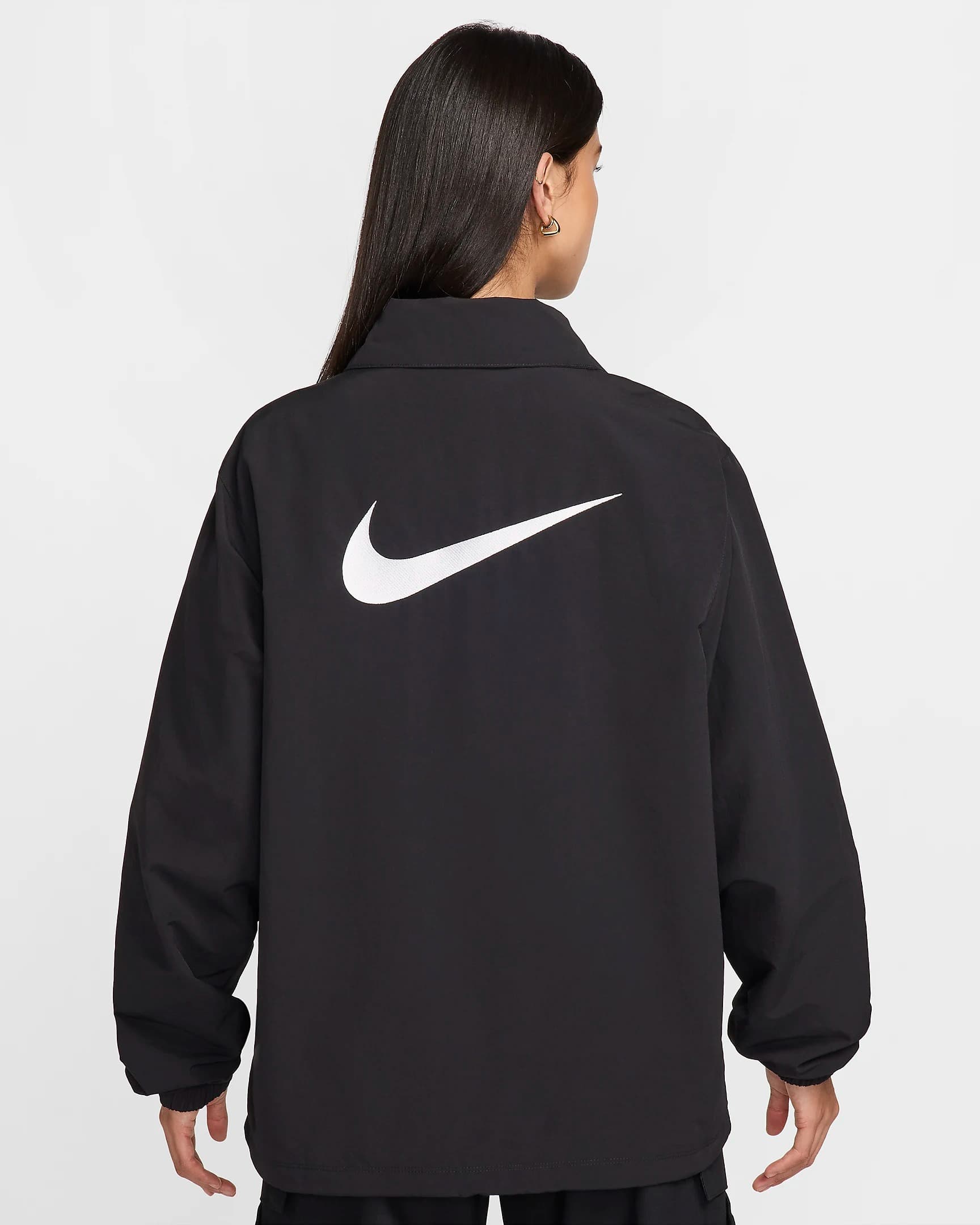 WOMEN'S WINDBREAKER NIKE NSW ESSTL WVN UV HBR CCH JKT (FV7560-010)
