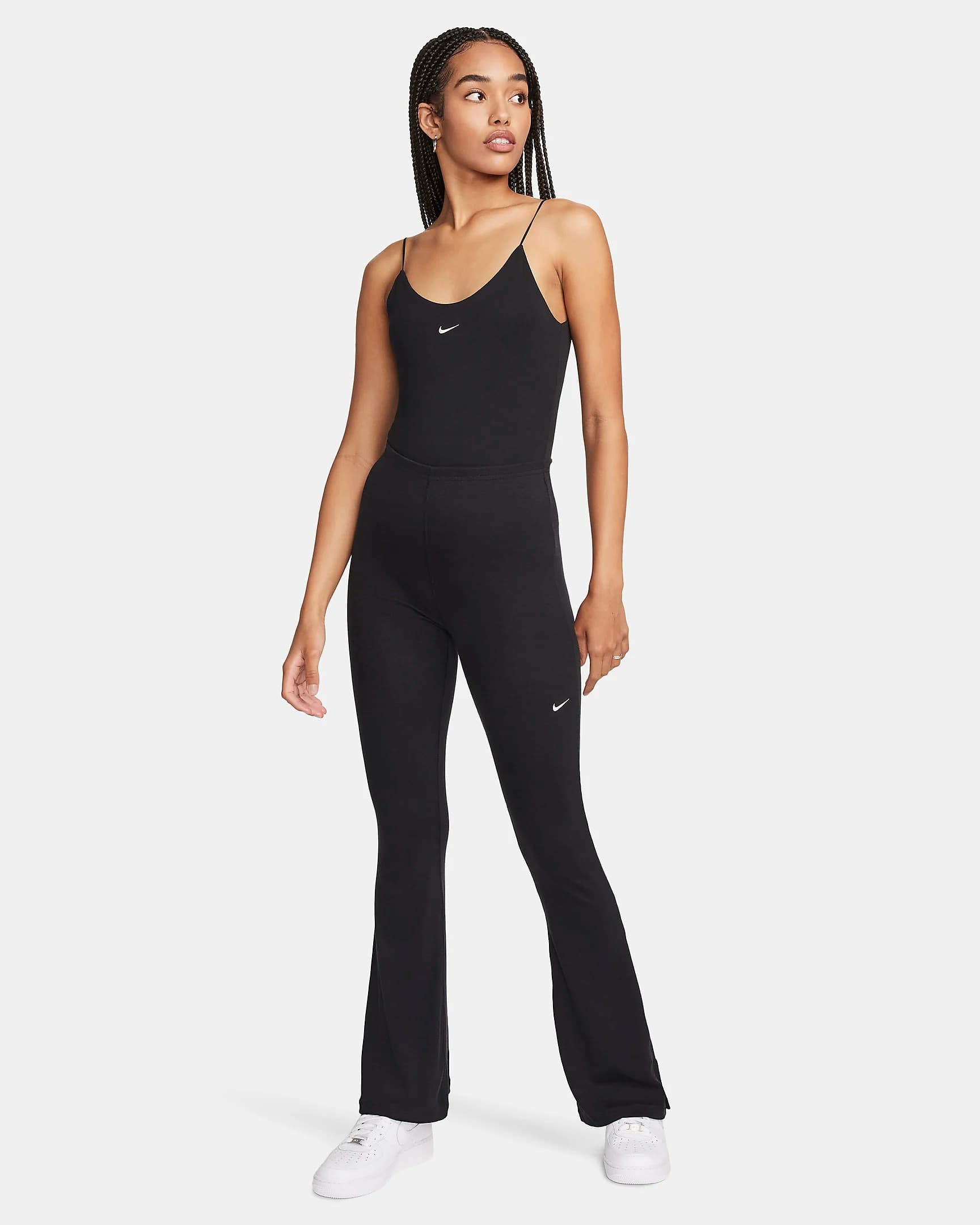 ЖЕНСКИЕ ЛОСИНЫ NIKE NSW NK CHLL KNT MRIB MR FLR (FQ2113-010)