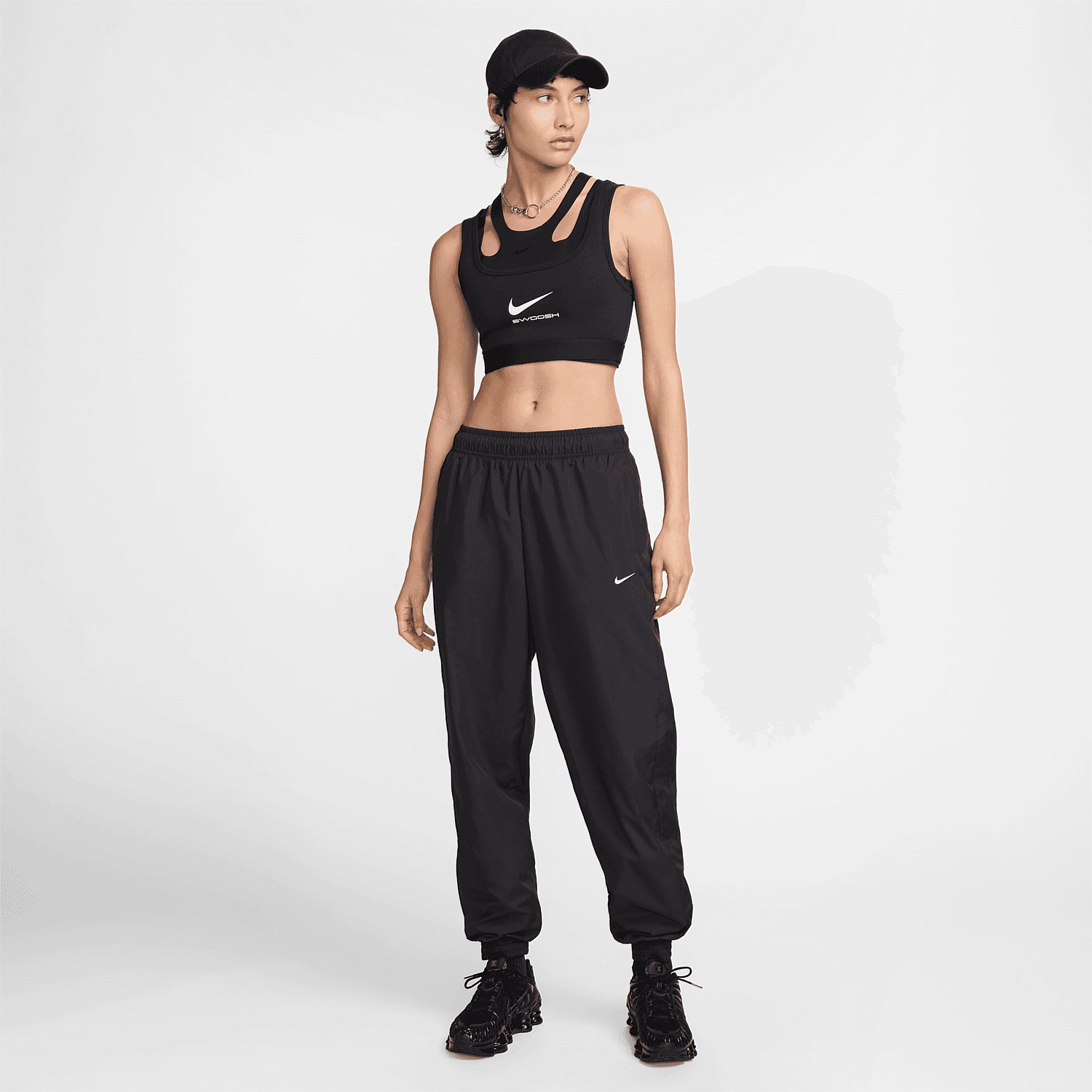 WOMEN'S PANTS NIKE NSW OTG UV ESSNTL WVN MR JG (FV7660-010)