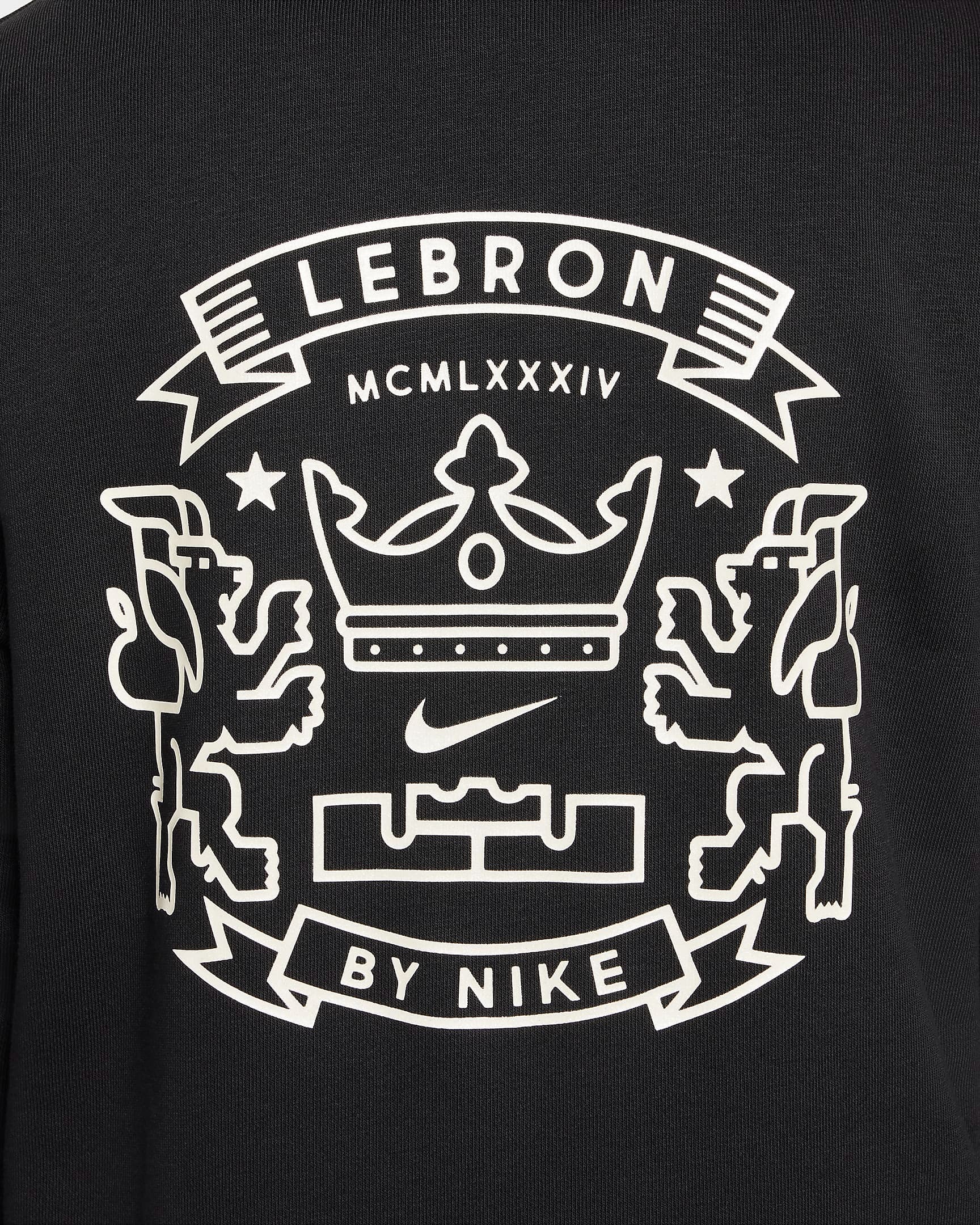 TEEN NIKE LBJ K NK DF STD ISSUE PO HDY SWEATSHIRT (HF4264-010)
