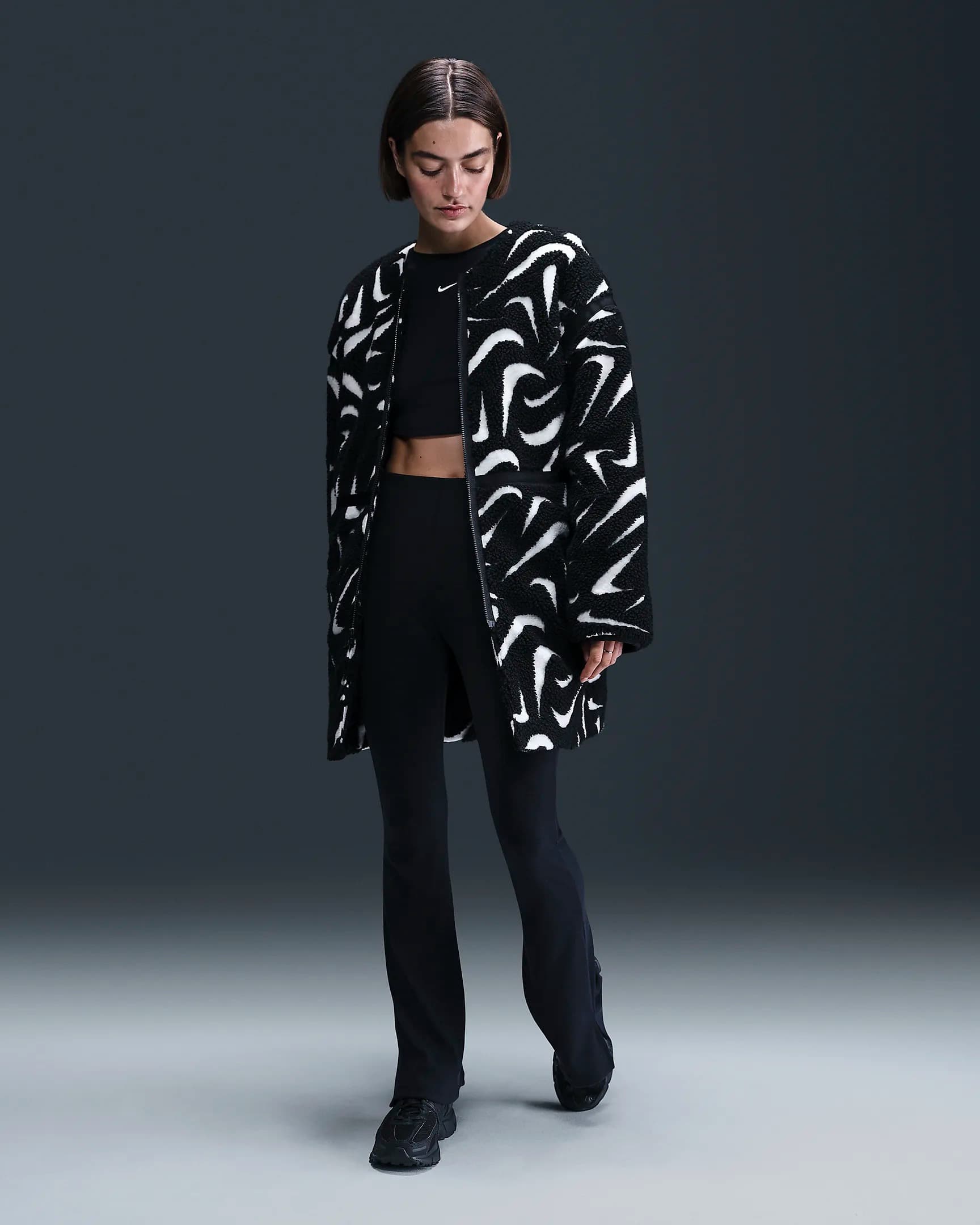 WOMEN'S JACKET NIKE NSW COZY HBR JKT (FV8025-010)