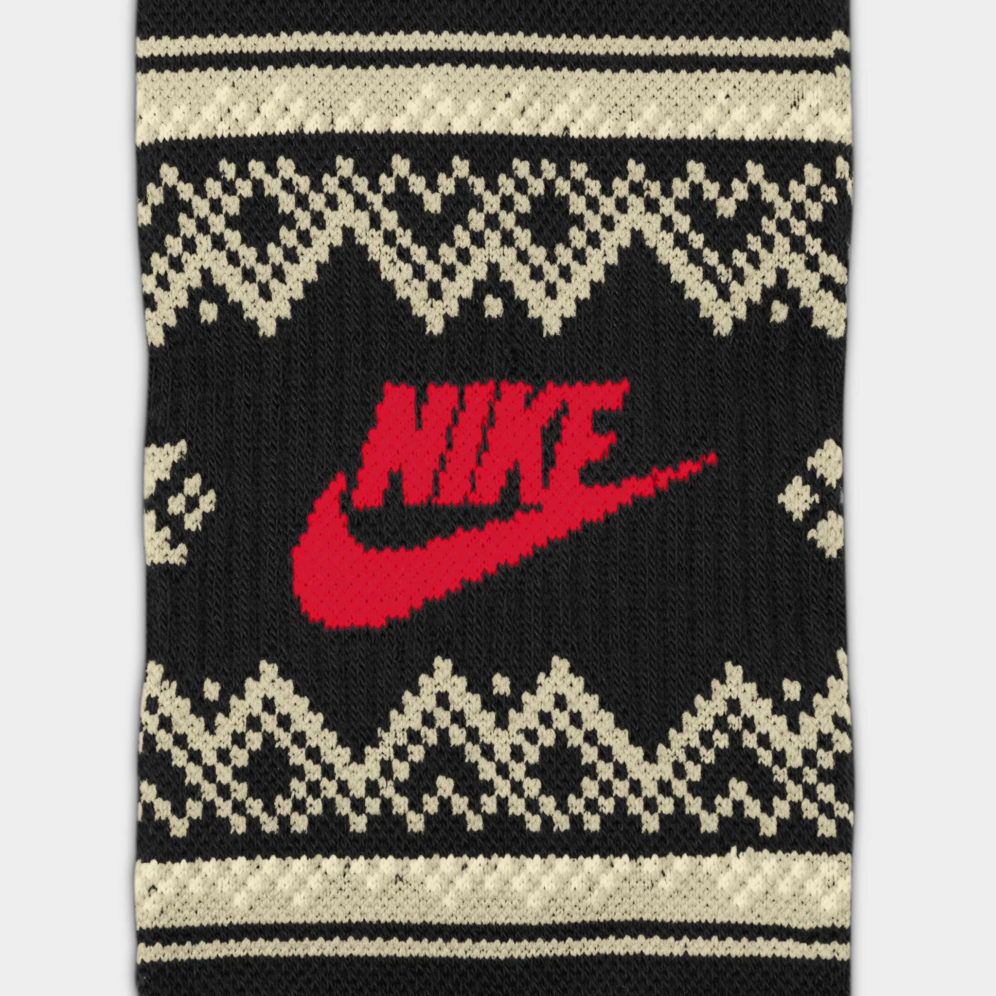 NIKE ESS CRW 1PR-200 FAIR ISLE SOCKS (FZ3071-010)