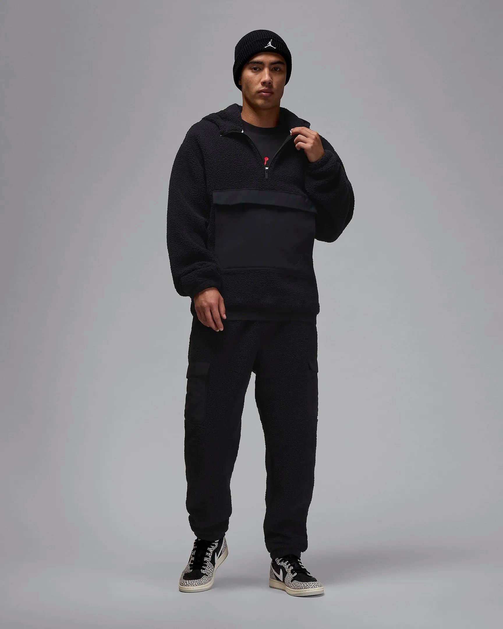 МУЖСКАЯ ТОЛСТОВКА JORDAN FLIGHT SHERPA TOP (FV7452-010)