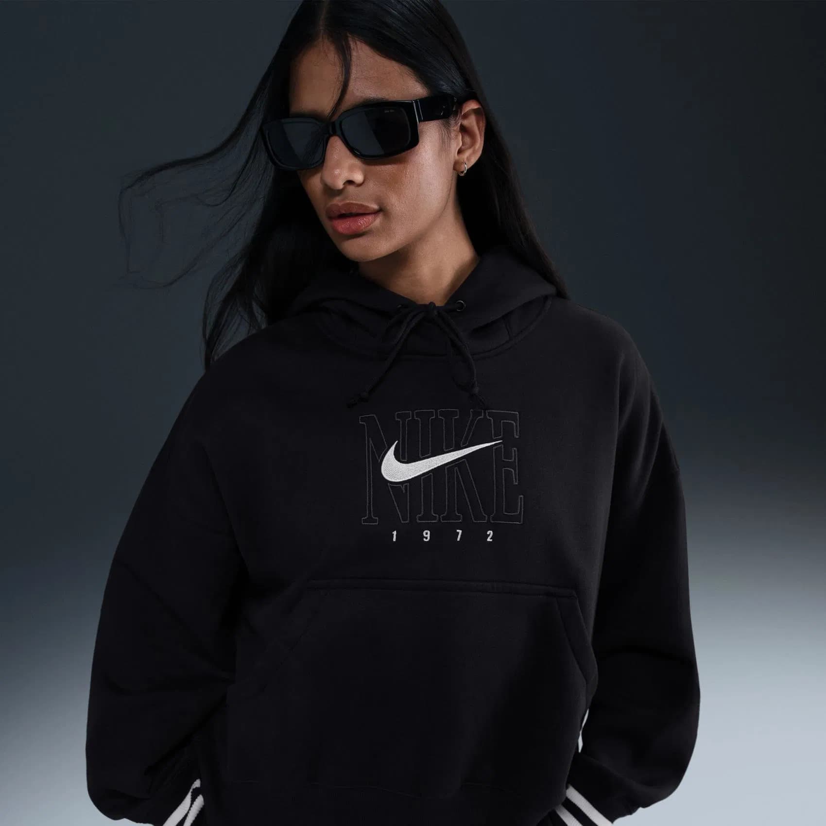 WOMEN'S NIKE NSW PHNX FLC OOS GX PO HDY HOODIE (IB1984-010)