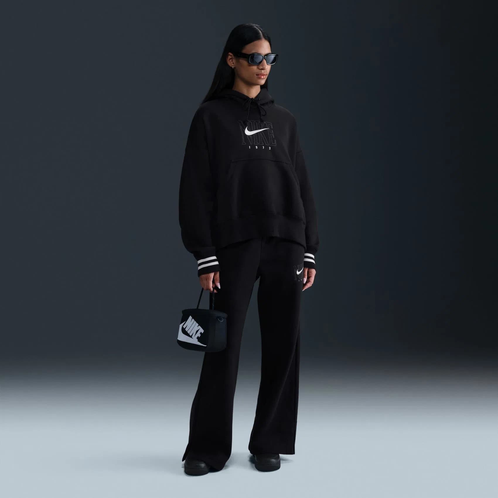 WOMEN'S NIKE NSW PHNX FLC OOS GX PO HDY HOODIE (IB1984-010)