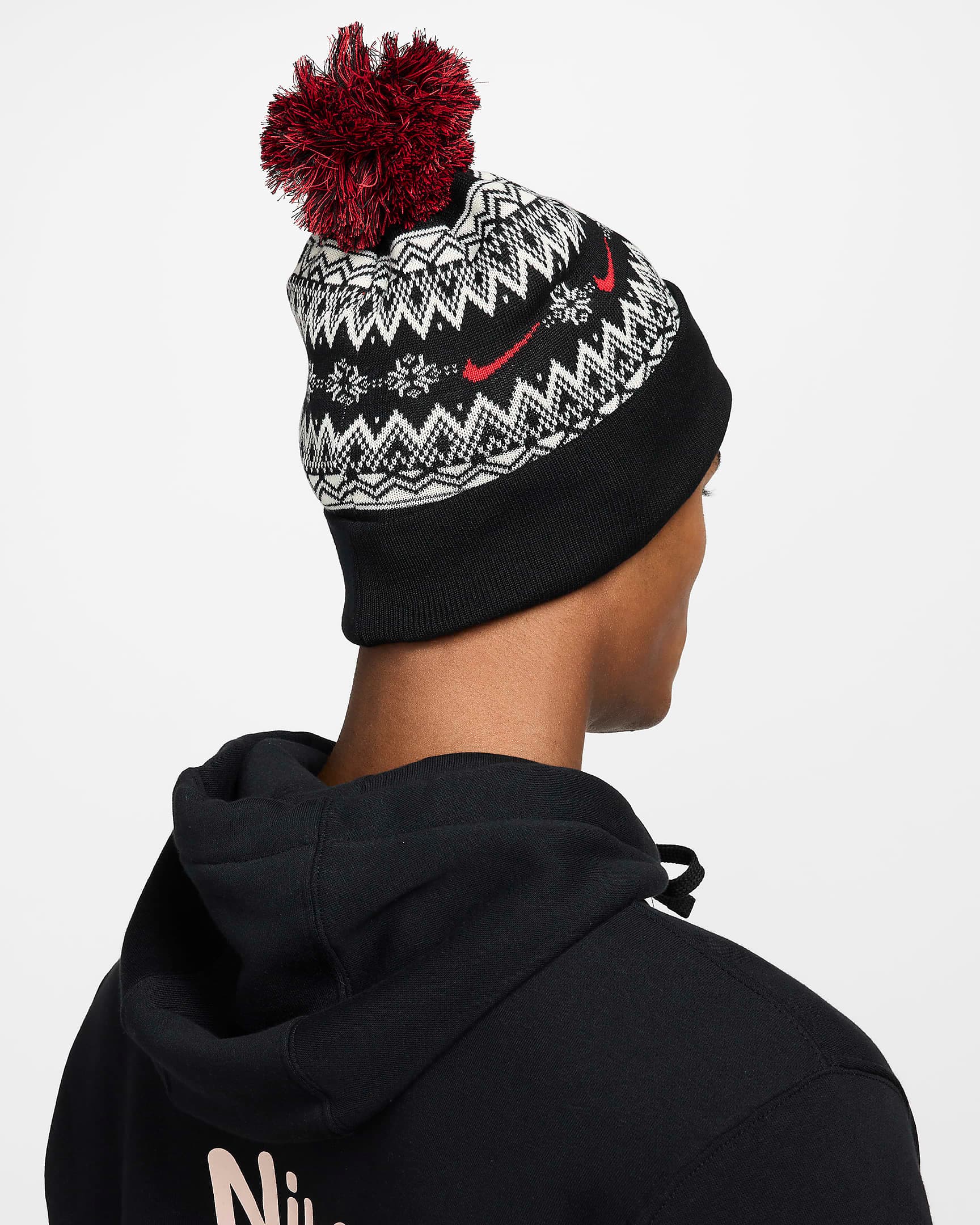 МУЖСКАЯ ШАПКА NIKE PEAK BEANIE SC HOL24 L (HF0188-010)