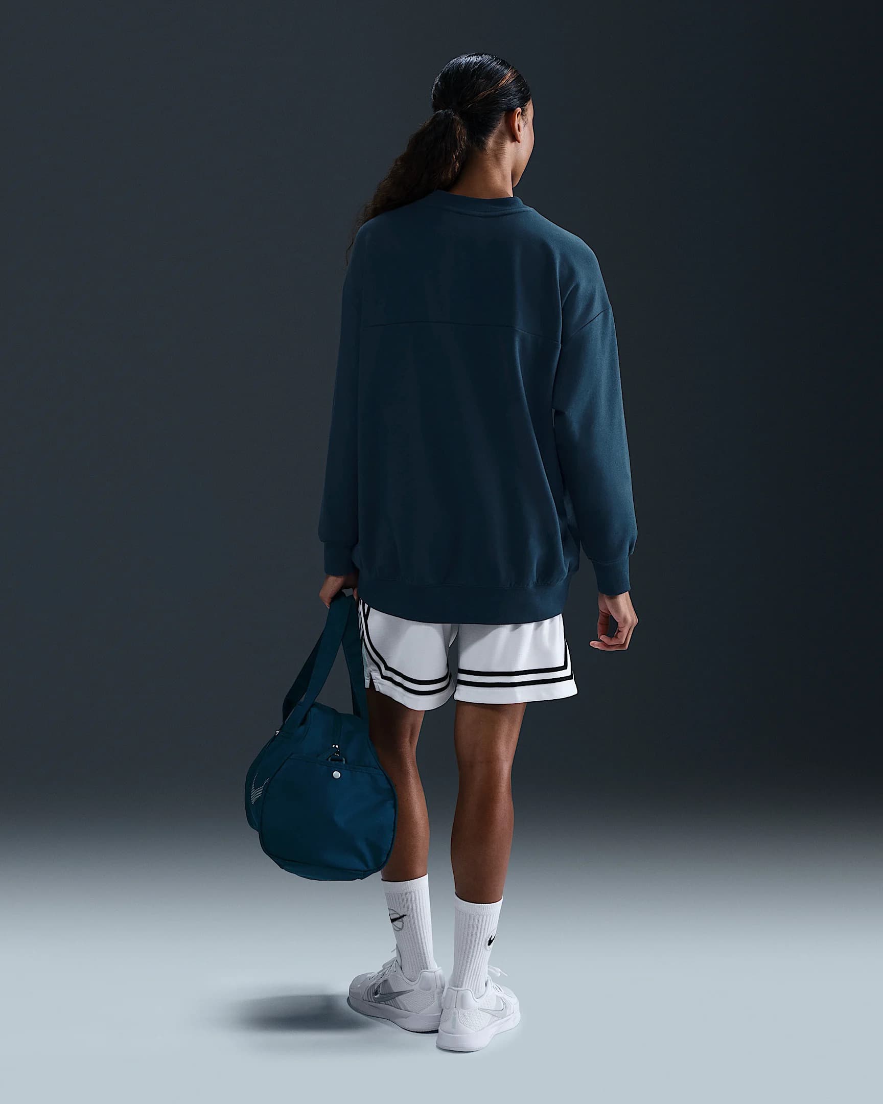 WOMEN'S SWEATSHIRT NIKE SWSH FLY SSNL FLC TOP (FZ5514-478)
