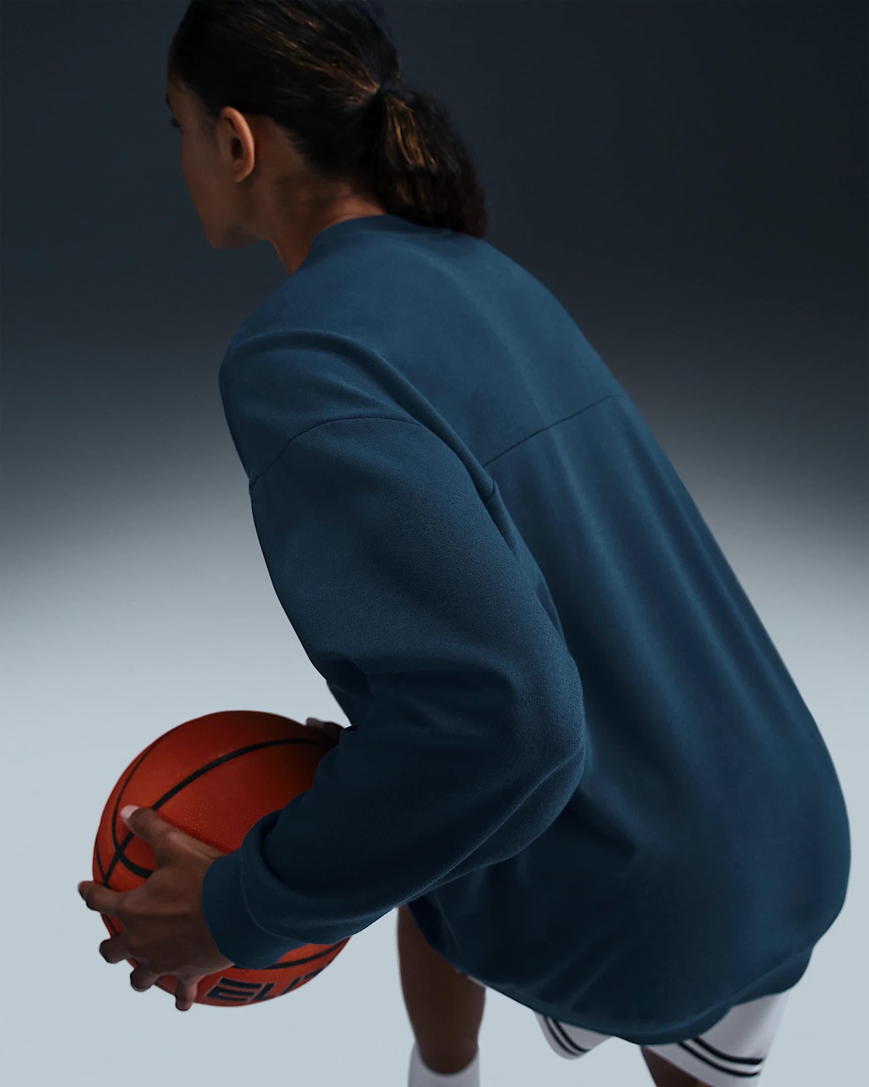 WOMEN'S SWEATSHIRT NIKE SWSH FLY SSNL FLC TOP (FZ5514-478)