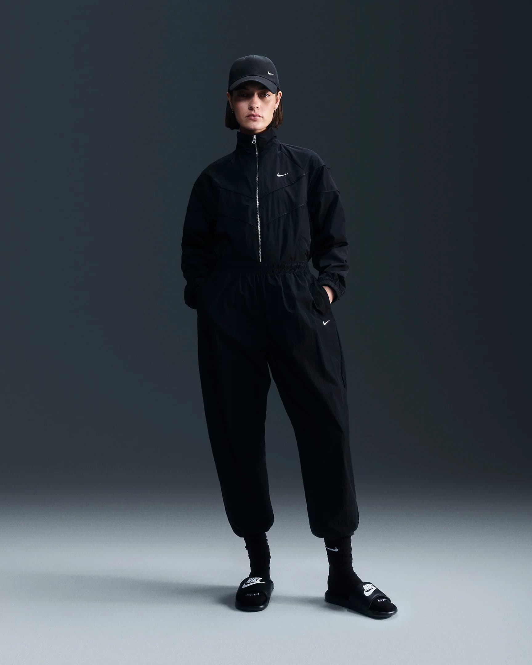 WOMEN'S WINDBREAKER NIKE NSW NK WR WVN UV FZ JKT (FV6304-010)