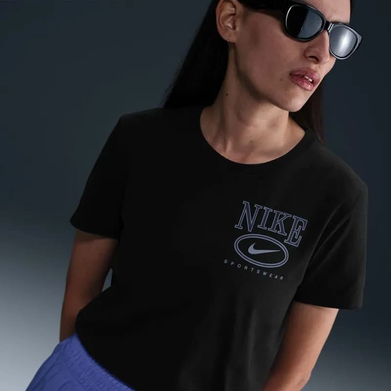 NIKE NSW CLUB SS TEE CC WOMEN'S T-SHIRT (IB2447-010)