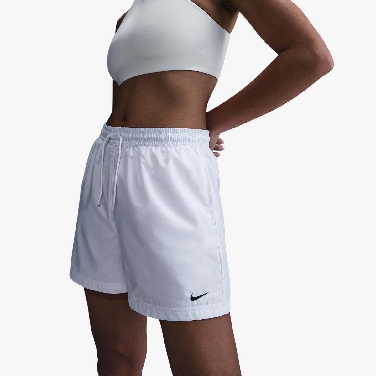 WOMEN'S SHORTS NIKE NSW MR ESSNTL WVN SHORT (FV7557-100)