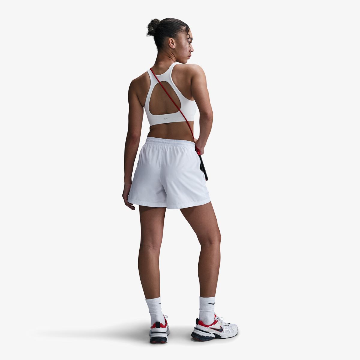 WOMEN'S SHORTS NIKE NSW MR ESSNTL WVN SHORT (FV7557-100)